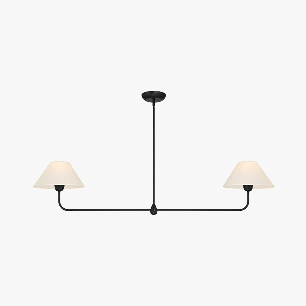 Silva Lampadario Moderno a LED in Metallo Nero Soggiorno Camera da letto