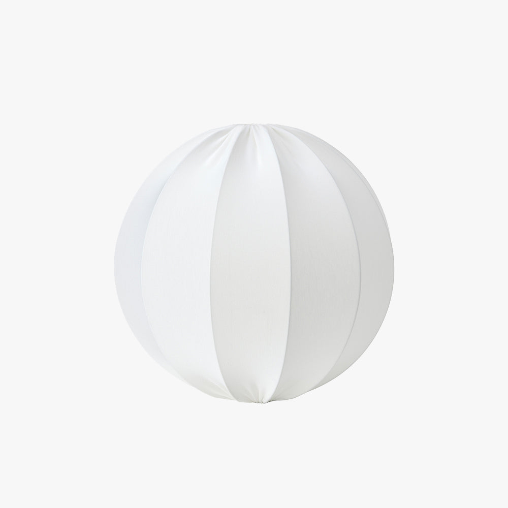 Renée Lampada a Sospensione Moderna Minimalista a Sfera in Metallo/Tessuto Bianca