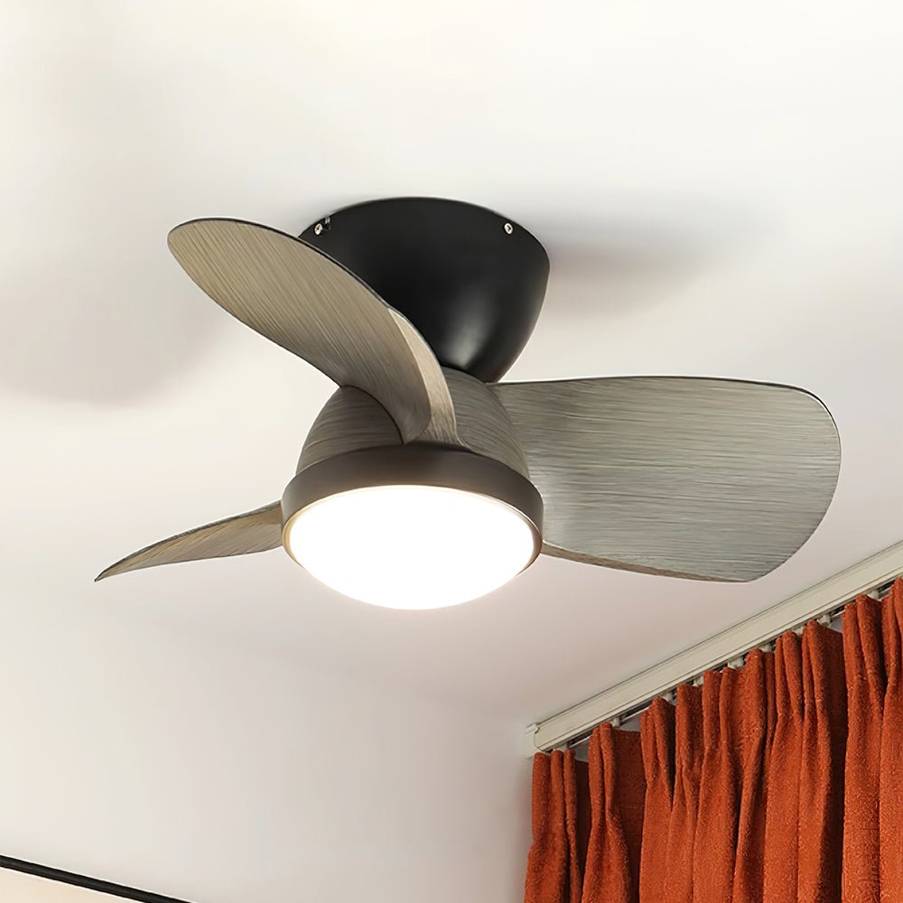 Ventra Ventilatore da Soffitto Moderno con Luce in Legno