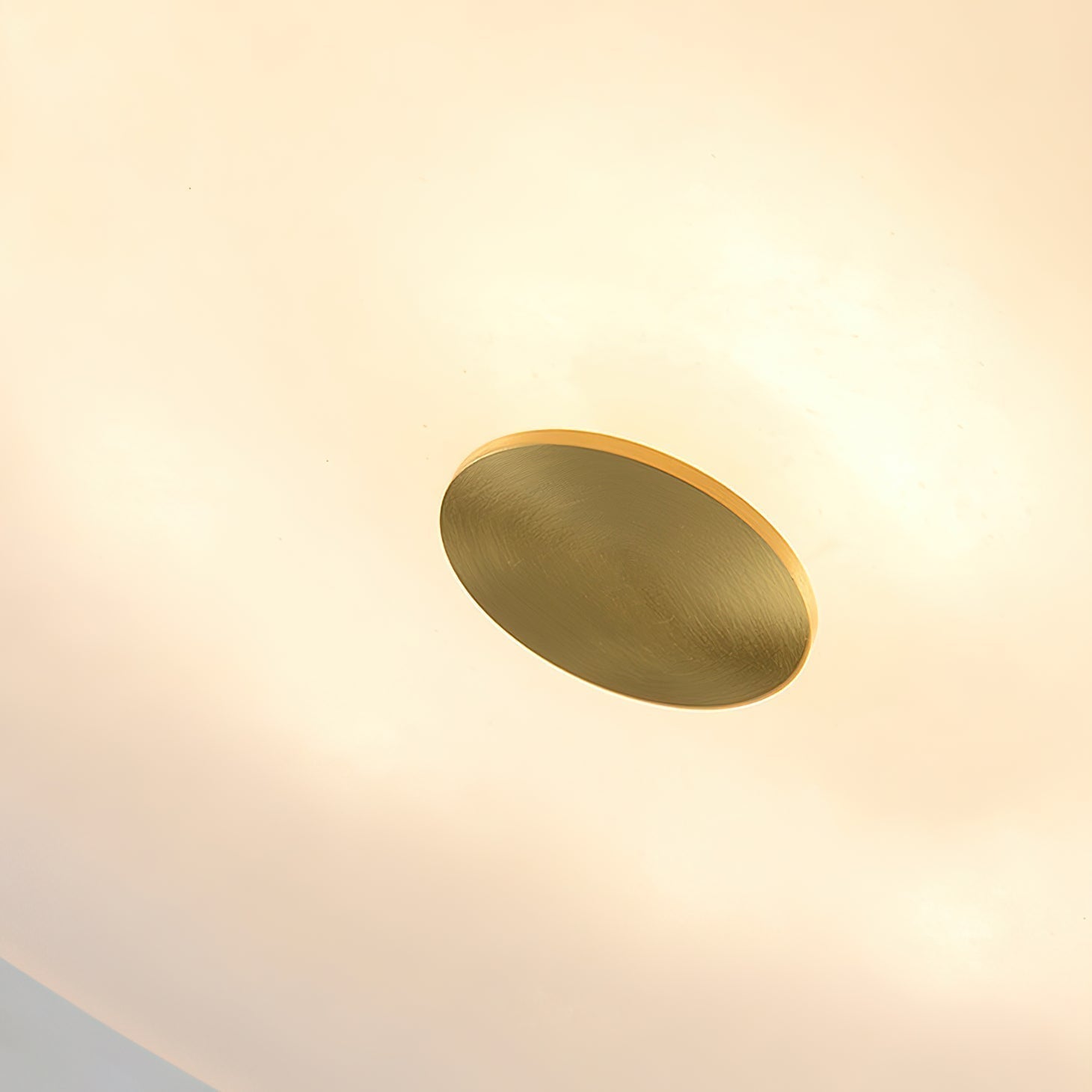 Unorir Modern Minimalist Alabaster Ceiling Light - Lamp Copper