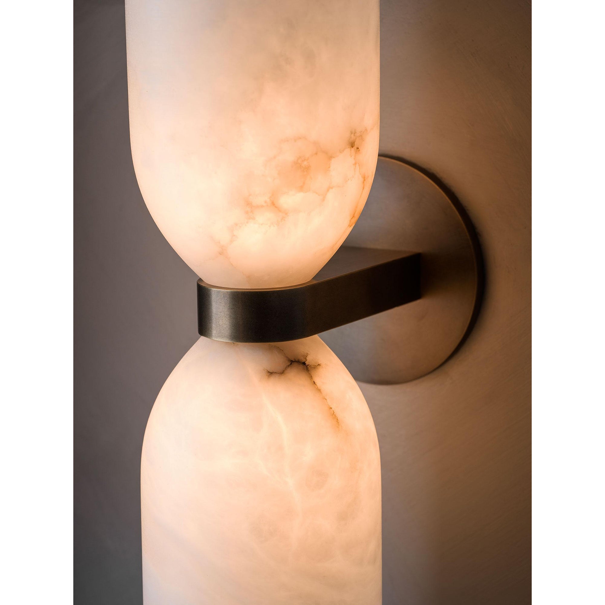 Mycarion Modern Minimalist Alabaster Wall Lamp - Lamp Copper
