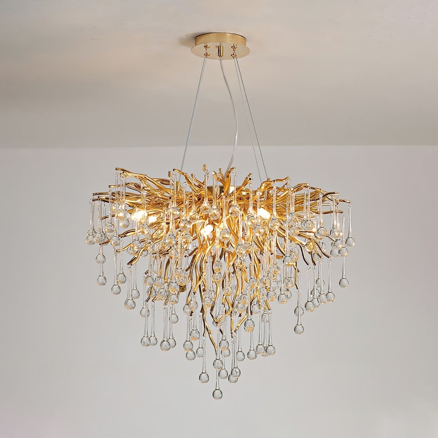 Teardrop Crystal Chandelier - Blowlighting