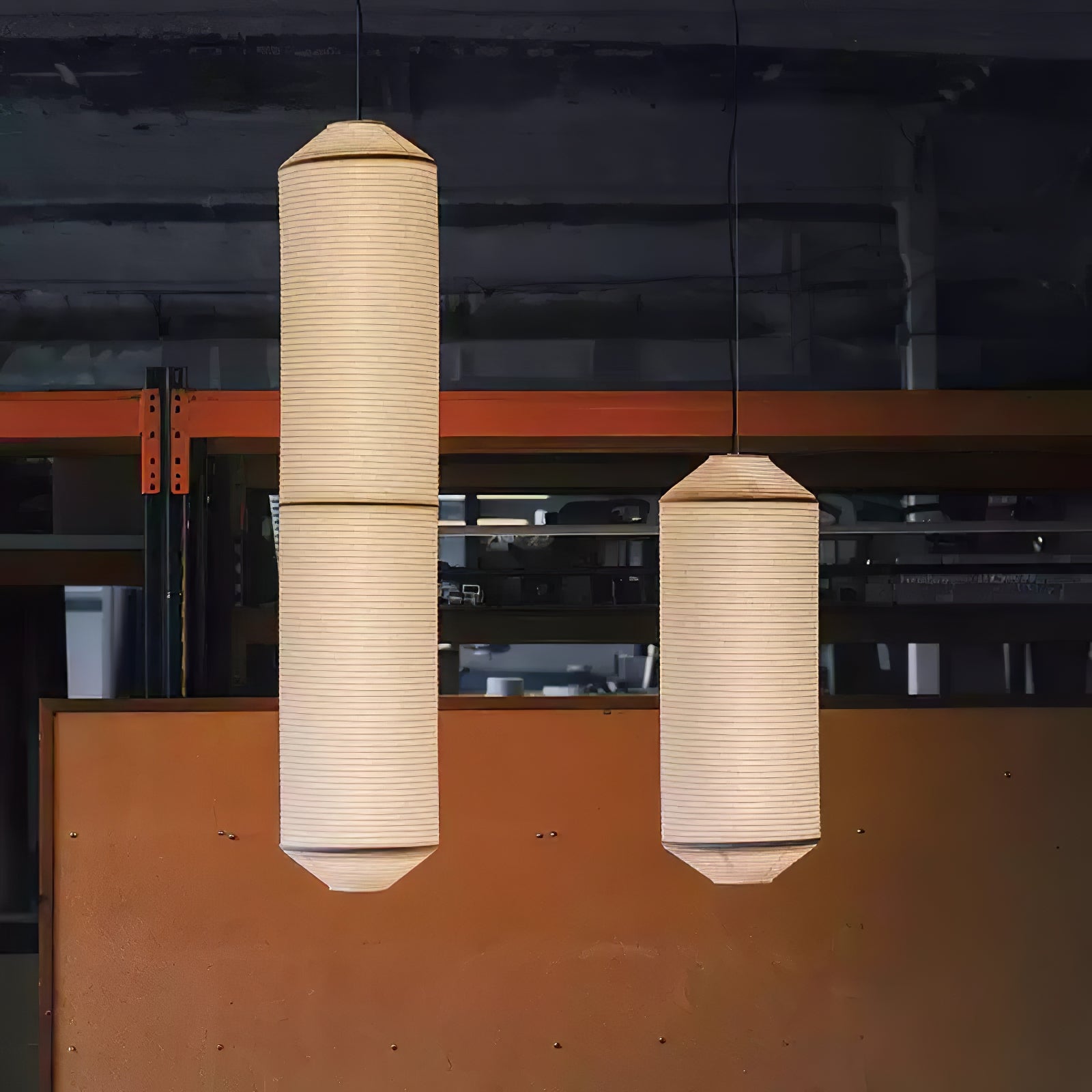 Citheis Modern Minimalist Natural Mulberry Silk Metal Pendant Lamp - Blowlighting