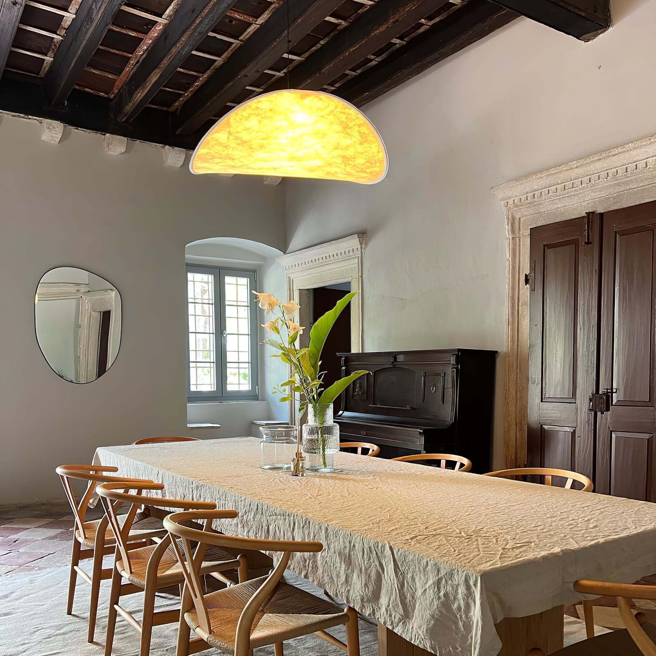 Tense Tyvek Pendant Lamp - Blowlighting