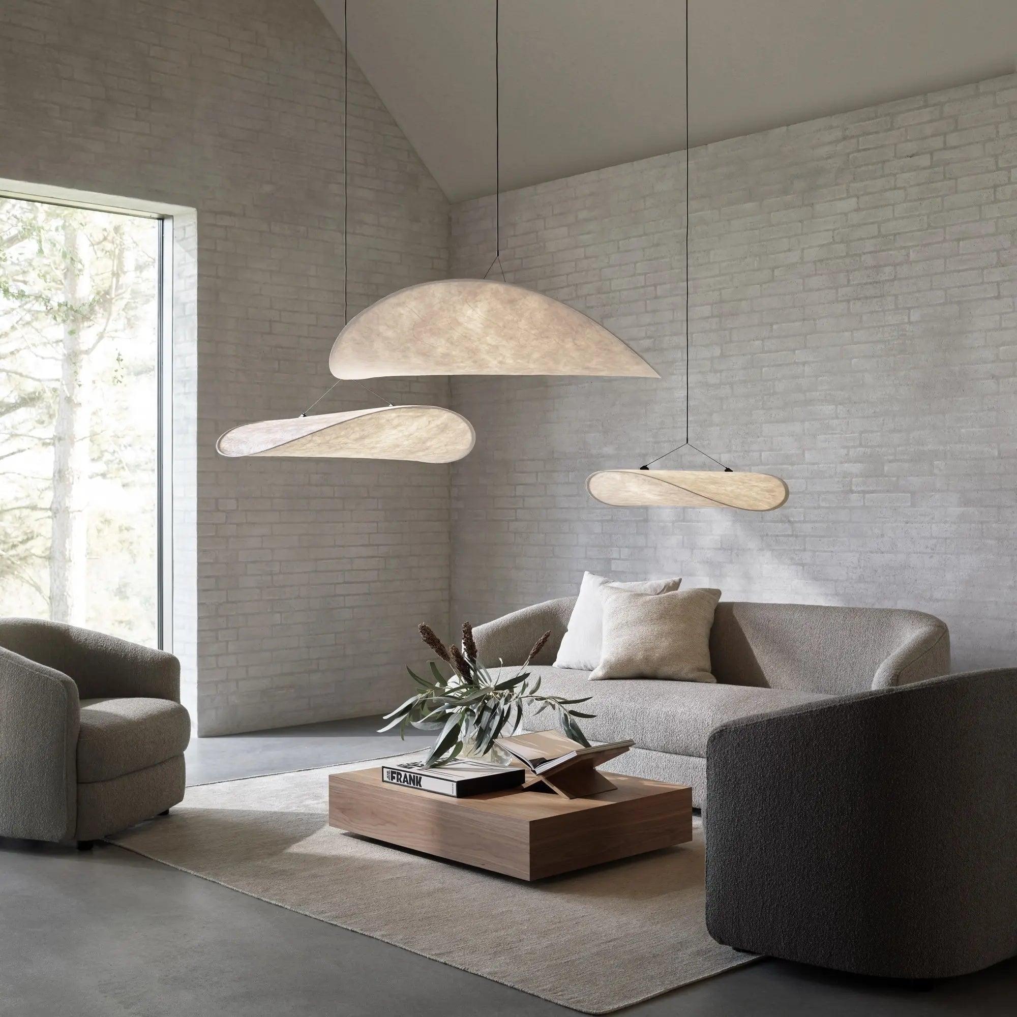 Tense Tyvek Pendant Lamp - Blowlighting
