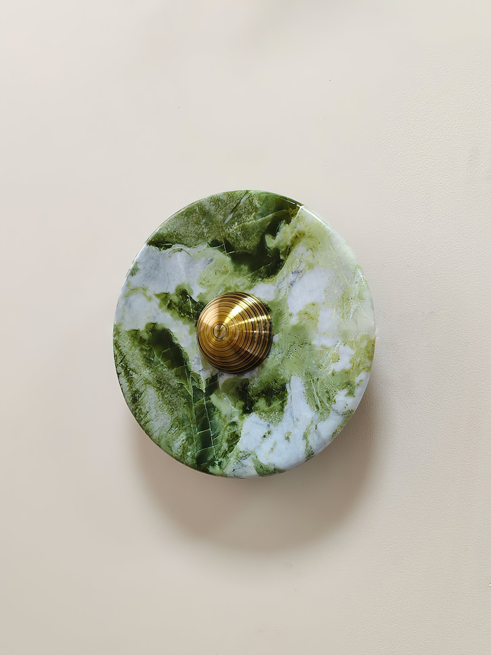 Olrine Modern Minimalist Marble Metal Wall Lamp - Lamp Copper