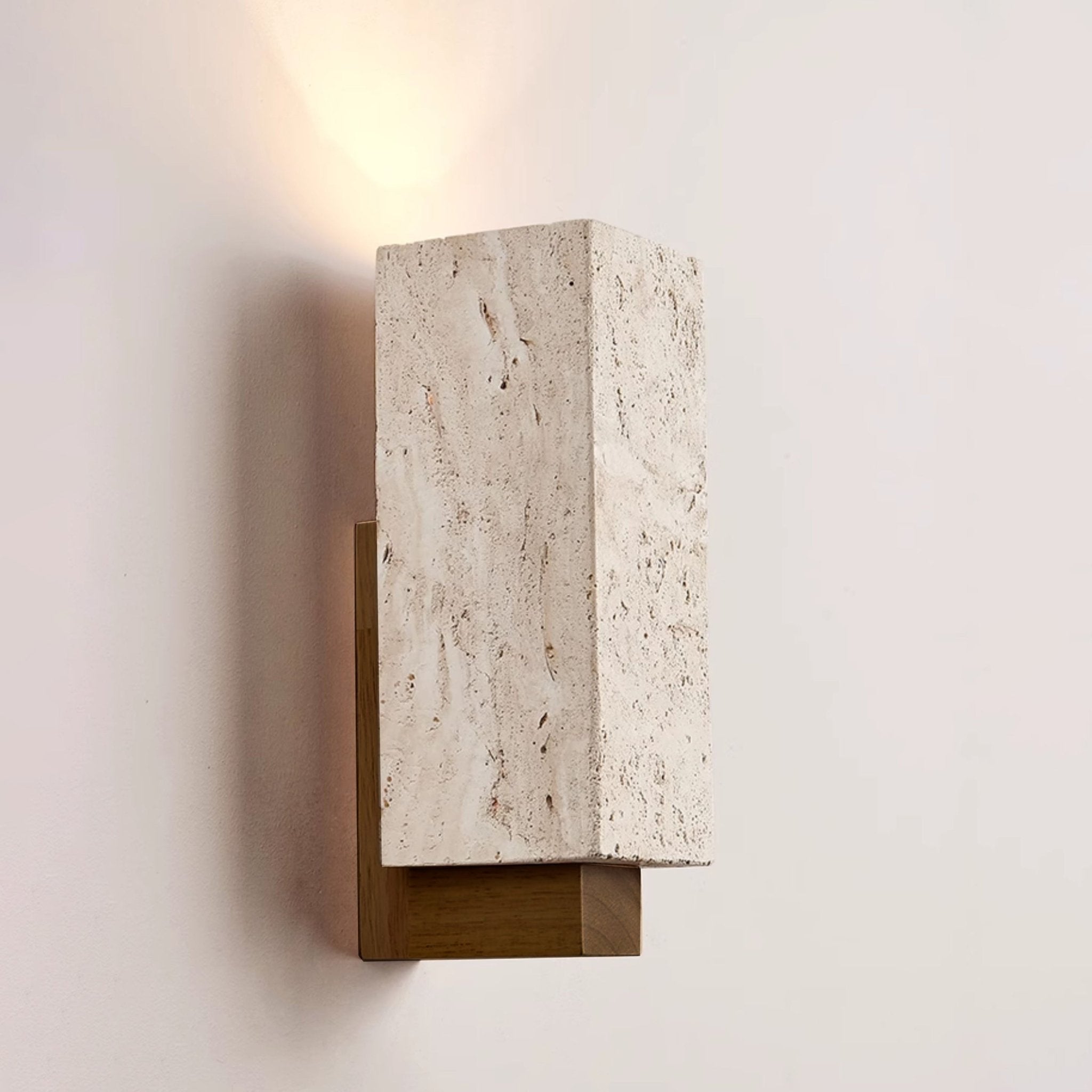 Elsoran Travertine Block Wall Light - Neutralighting