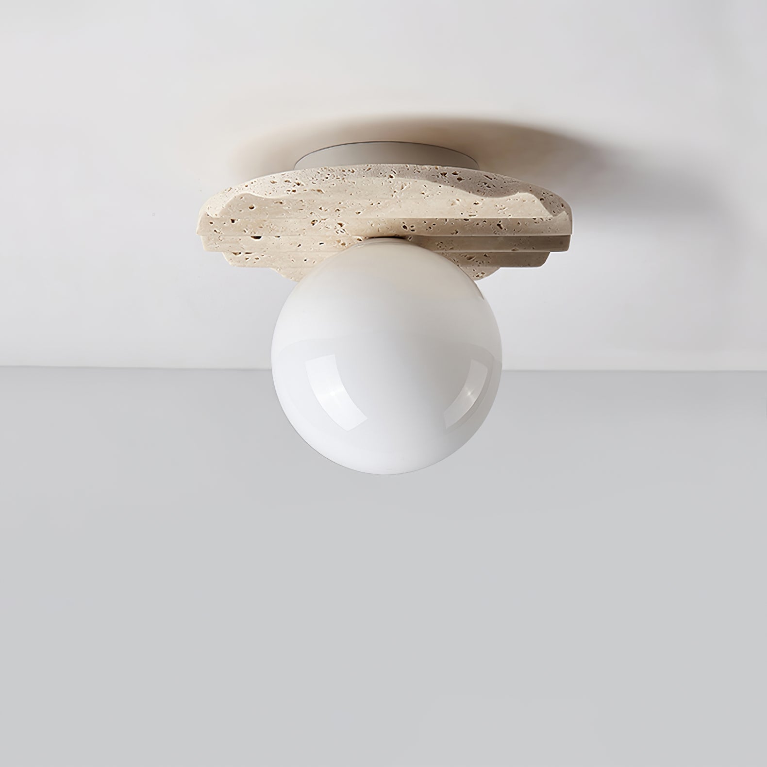 Travertine Wave Ceiling Light - Neutralighting