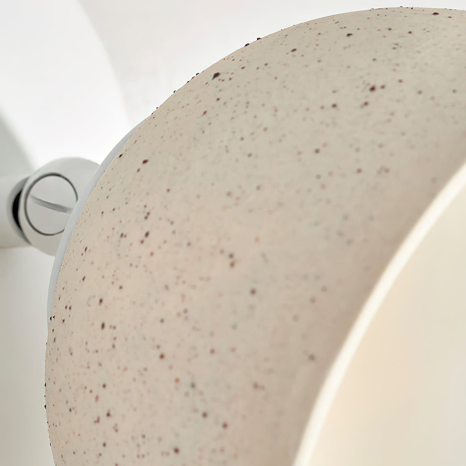 Ellorus Modern Minimalist Surface Glass Travertine Wall Lamp - Lamp Copper