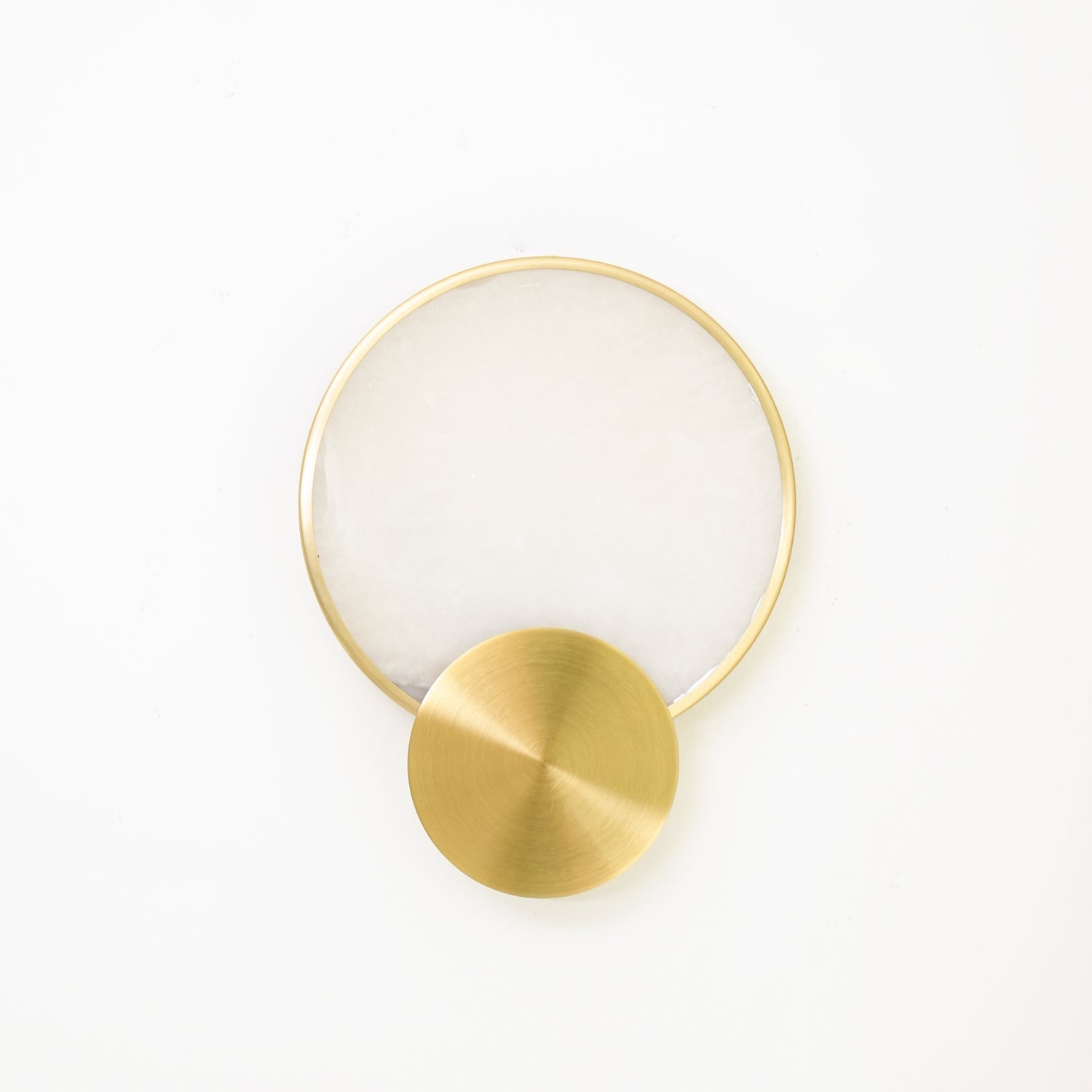 Myvelarae Circular Alabaster Wall Light - Neutralighting