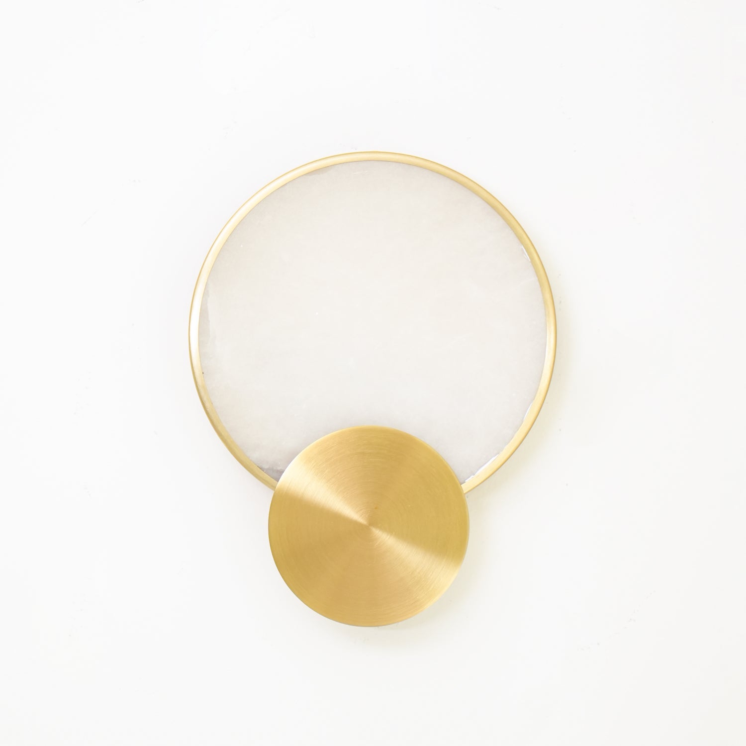 Myvelarae Circular Alabaster Wall Light - Neutralighting