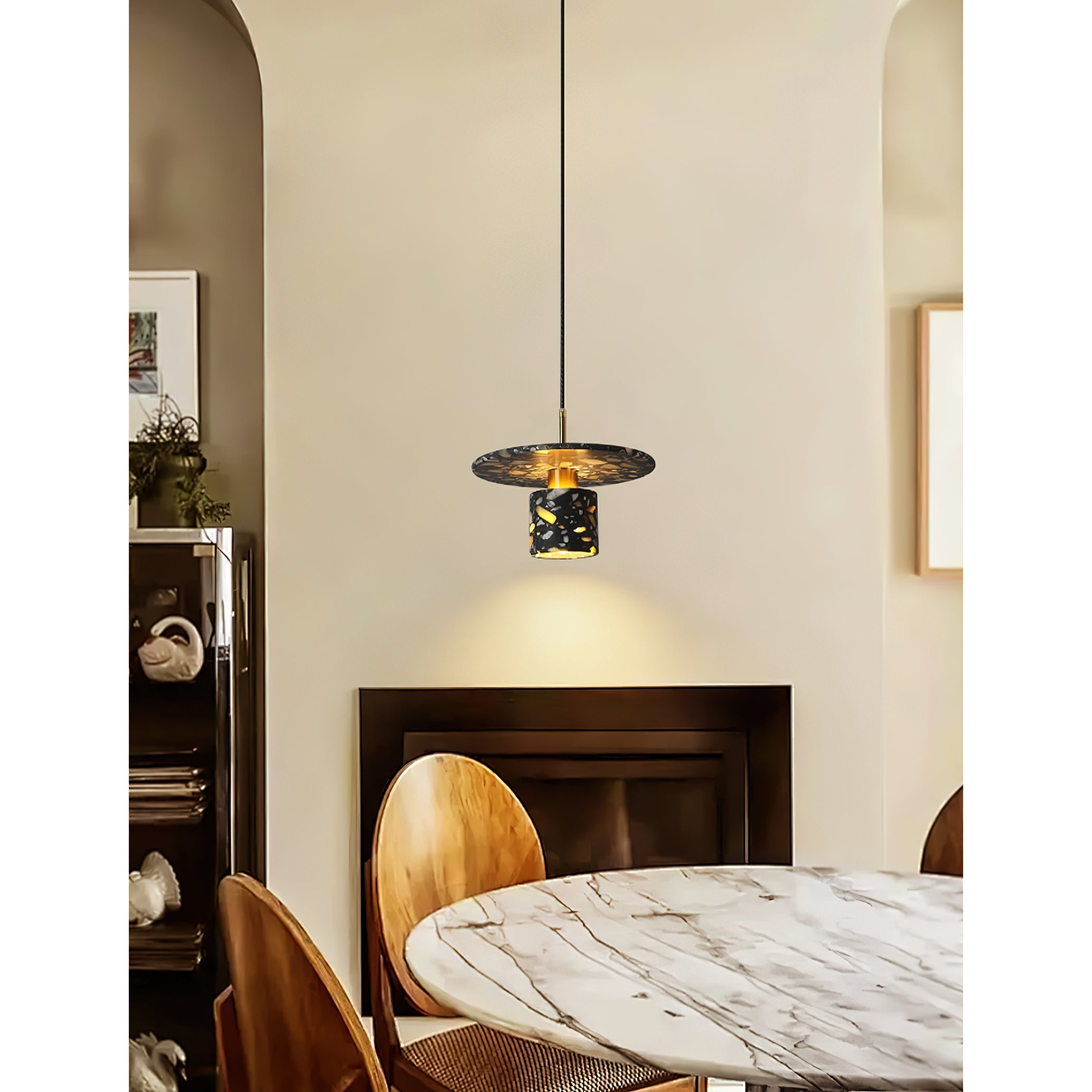 Sysoleth Modern Minimalist Metal Pendant Lamp - Lamp Copper