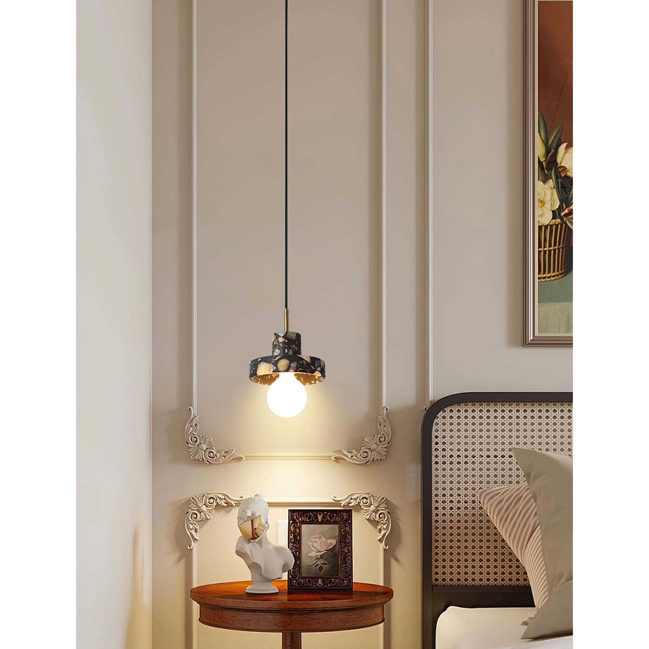 Sysoleth Modern Minimalist Metal Pendant Lamp - Lamp Copper