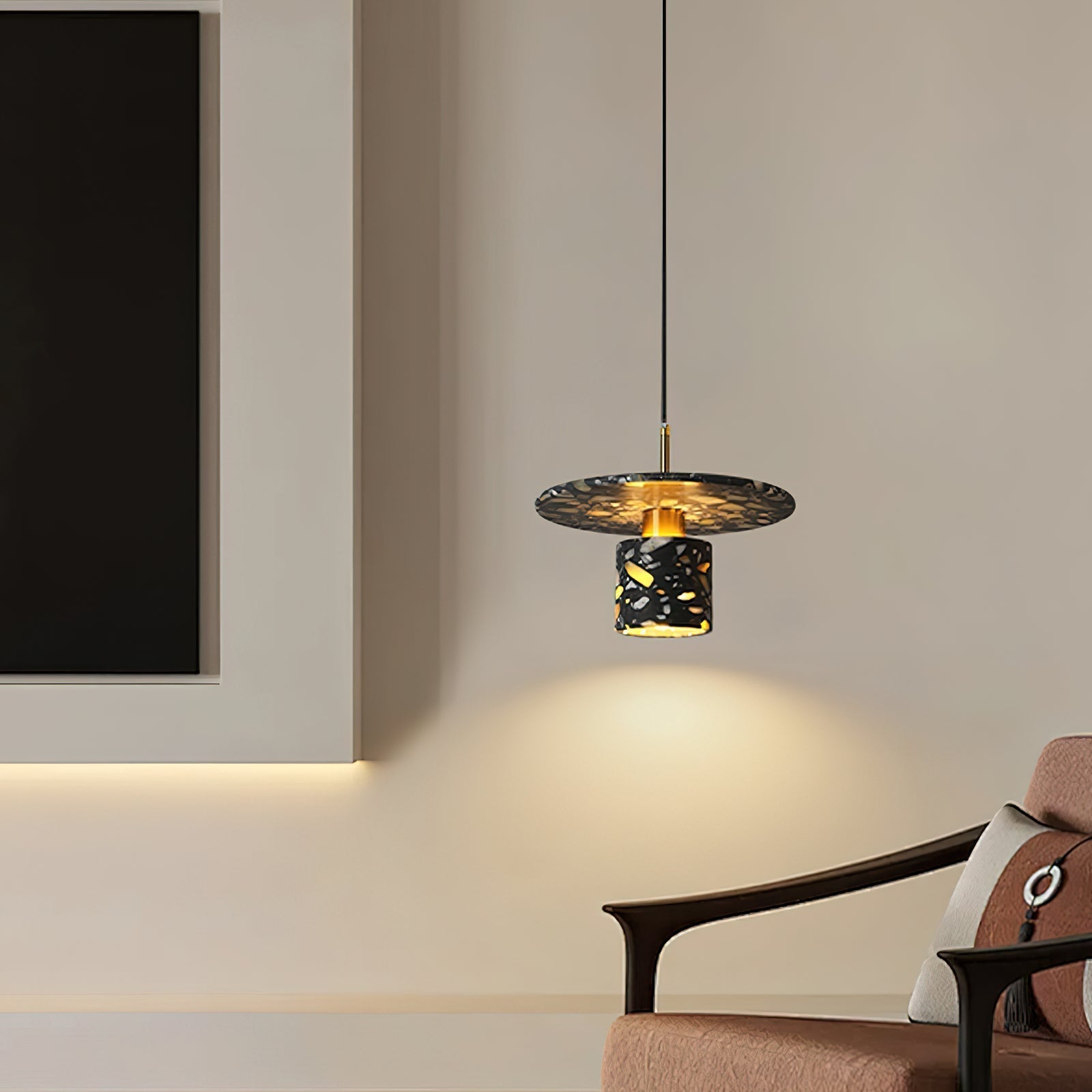 Sysoleth Modern Minimalist Metal Pendant Lamp - Lamp Copper