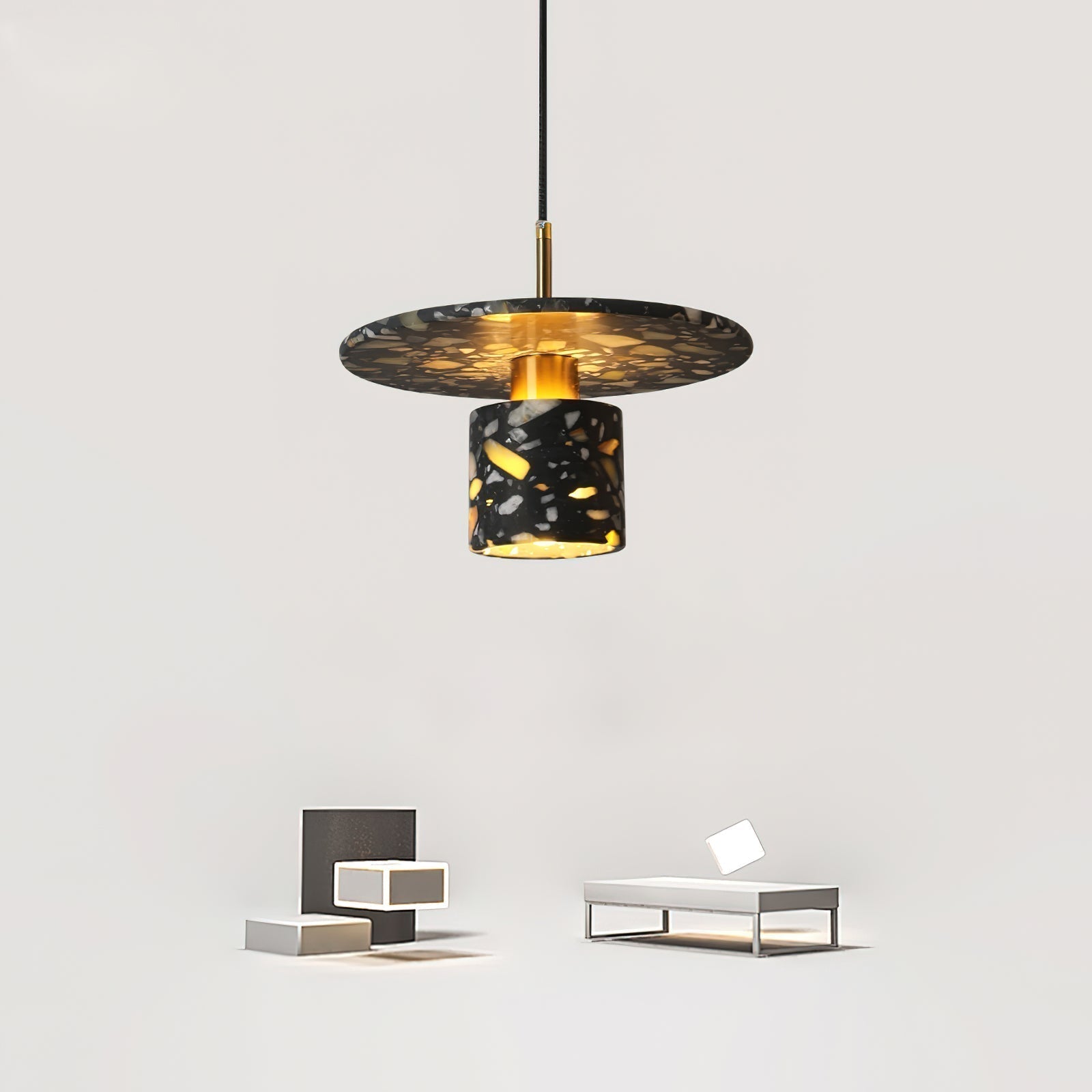 Sysoleth Modern Minimalist Metal Pendant Lamp - Lamp Copper