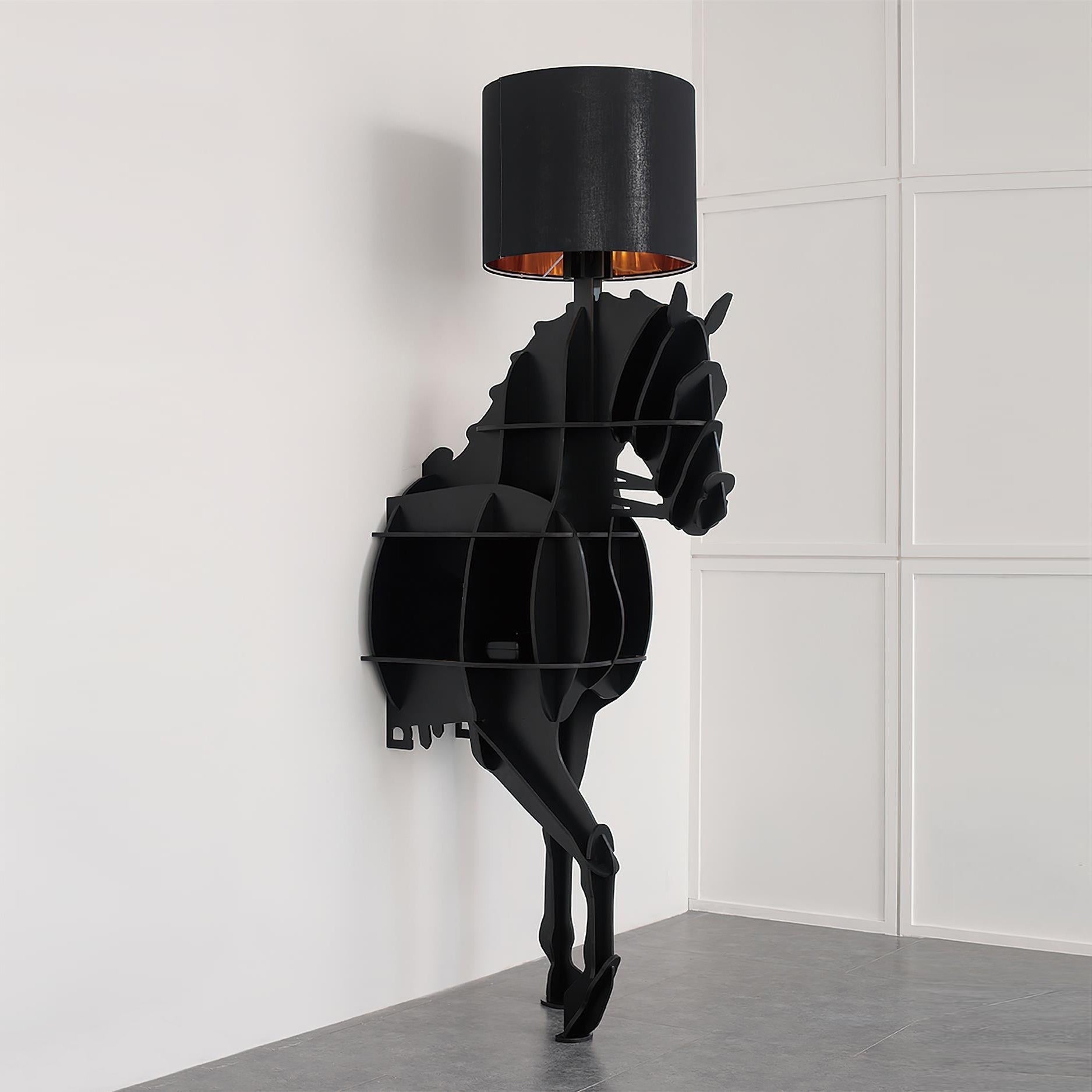 Tete Horse Floor Lamp - Lamp Copper