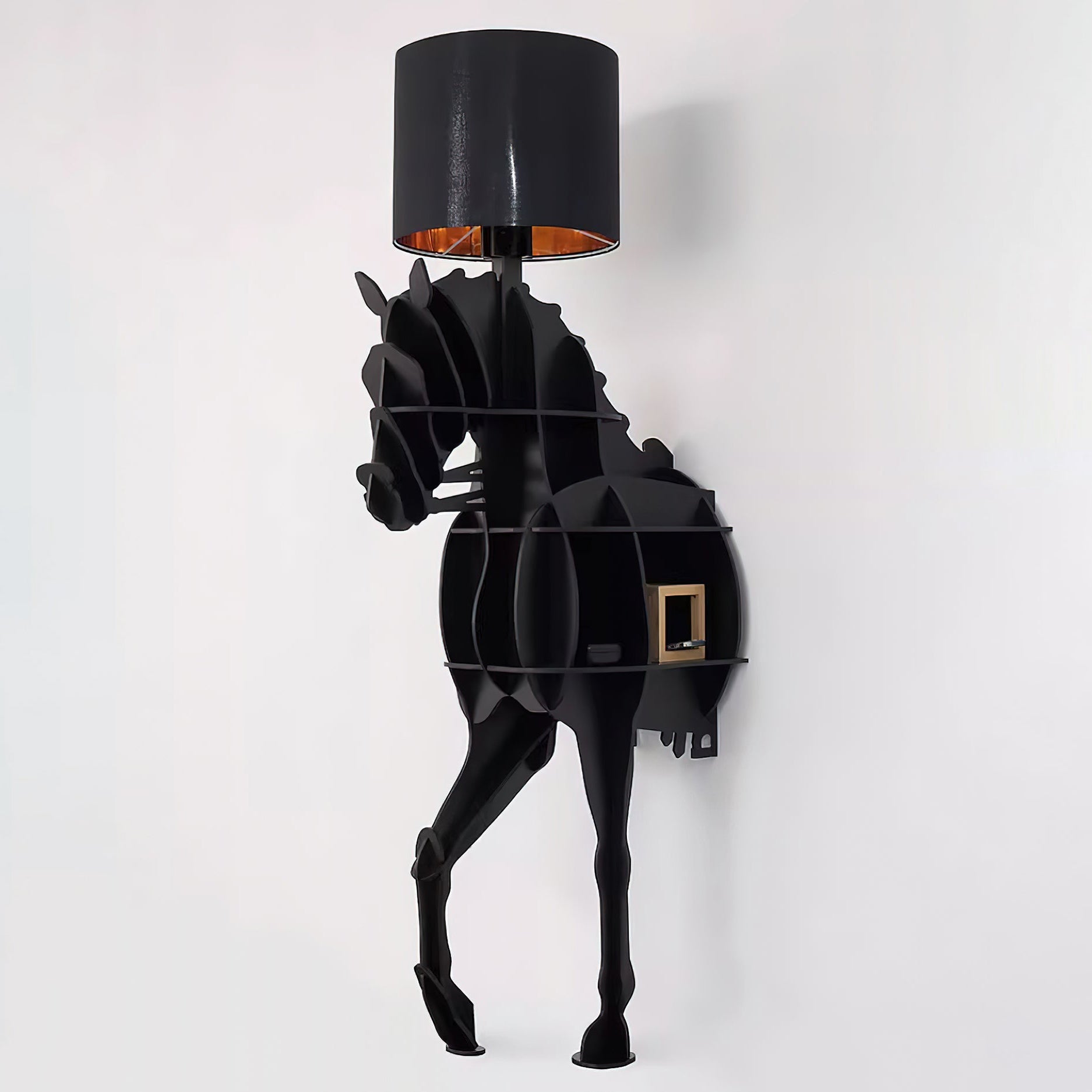 Tete Horse Floor Lamp - Lamp Copper
