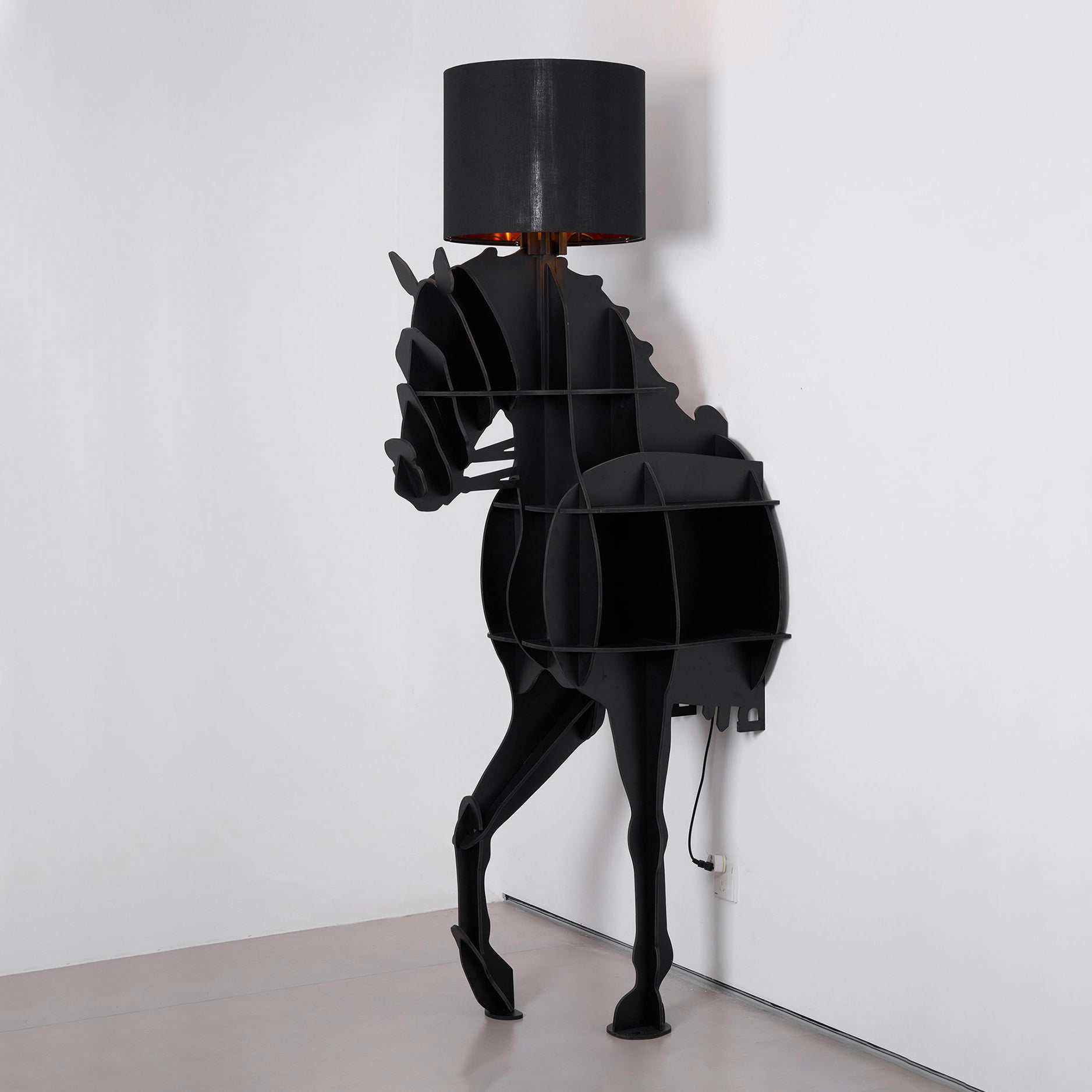 Tete Horse Floor Lamp - Lamp Copper