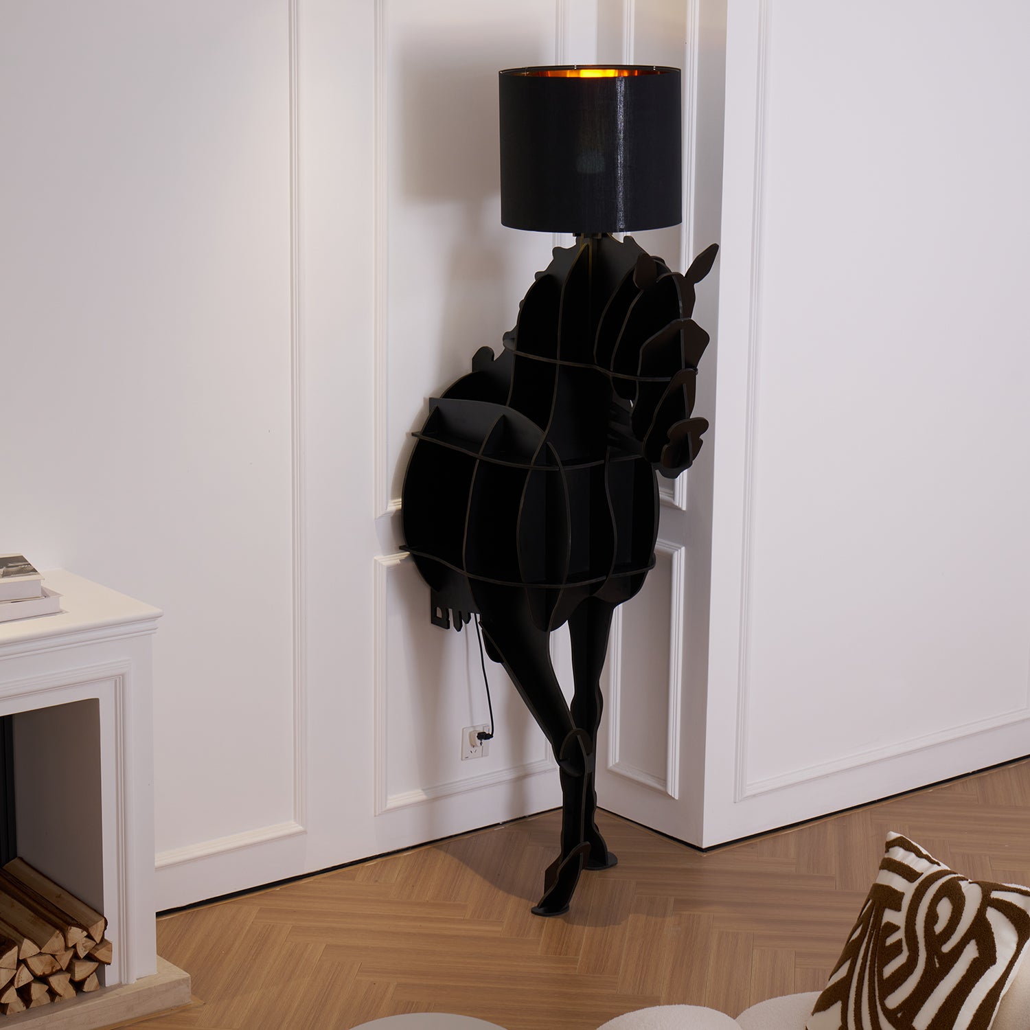 Tete Horse Floor Lamp - Lamp Copper