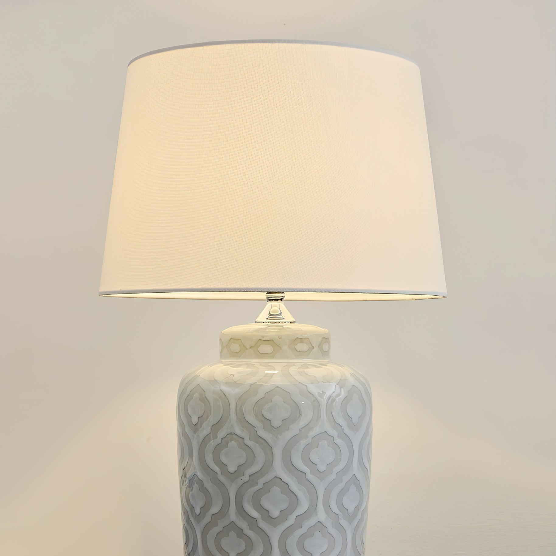 Textured Jar Table Lamp - Lamp Copper