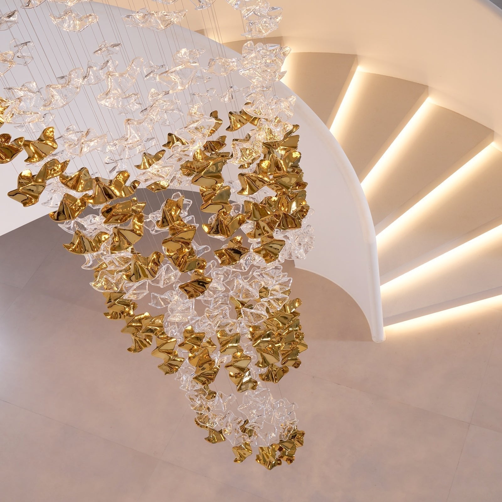 Vecarisra Luxury Tidal Art Glass Pendants Lamp - Blowlighting