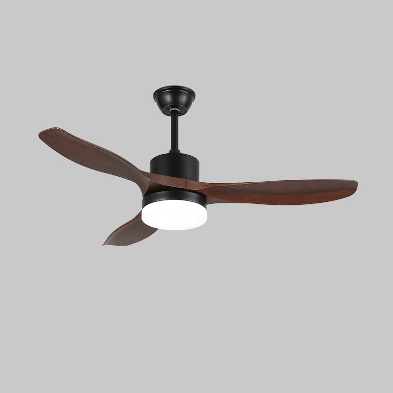Telecomando del Ventilatore da Soffitto con Luce Minimalista Darian in Legno