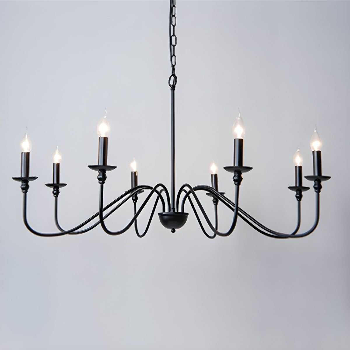 Timeless Gold Candle Chandelier - Blowlighting