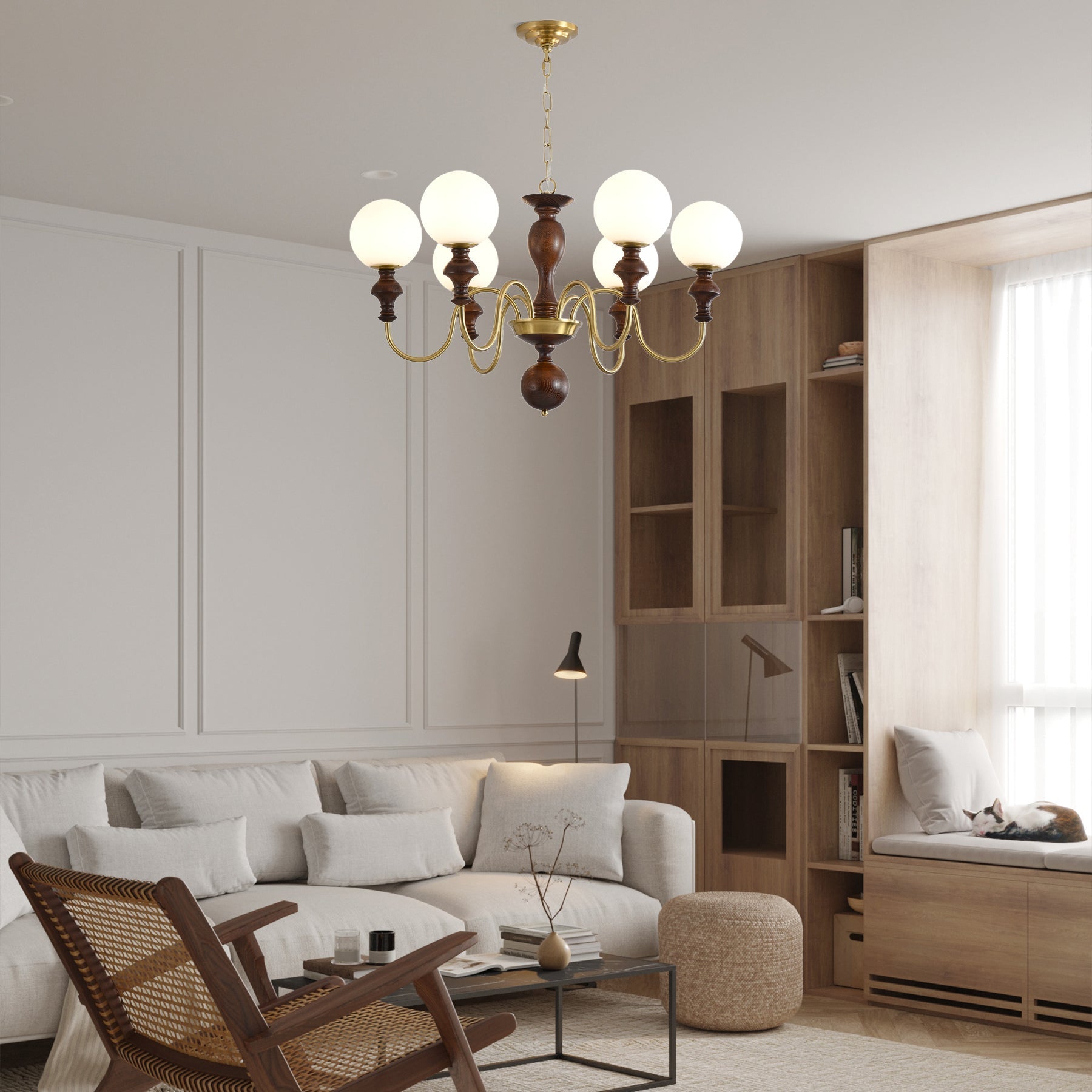 Timeless Globe Chandelier - Blowlighting