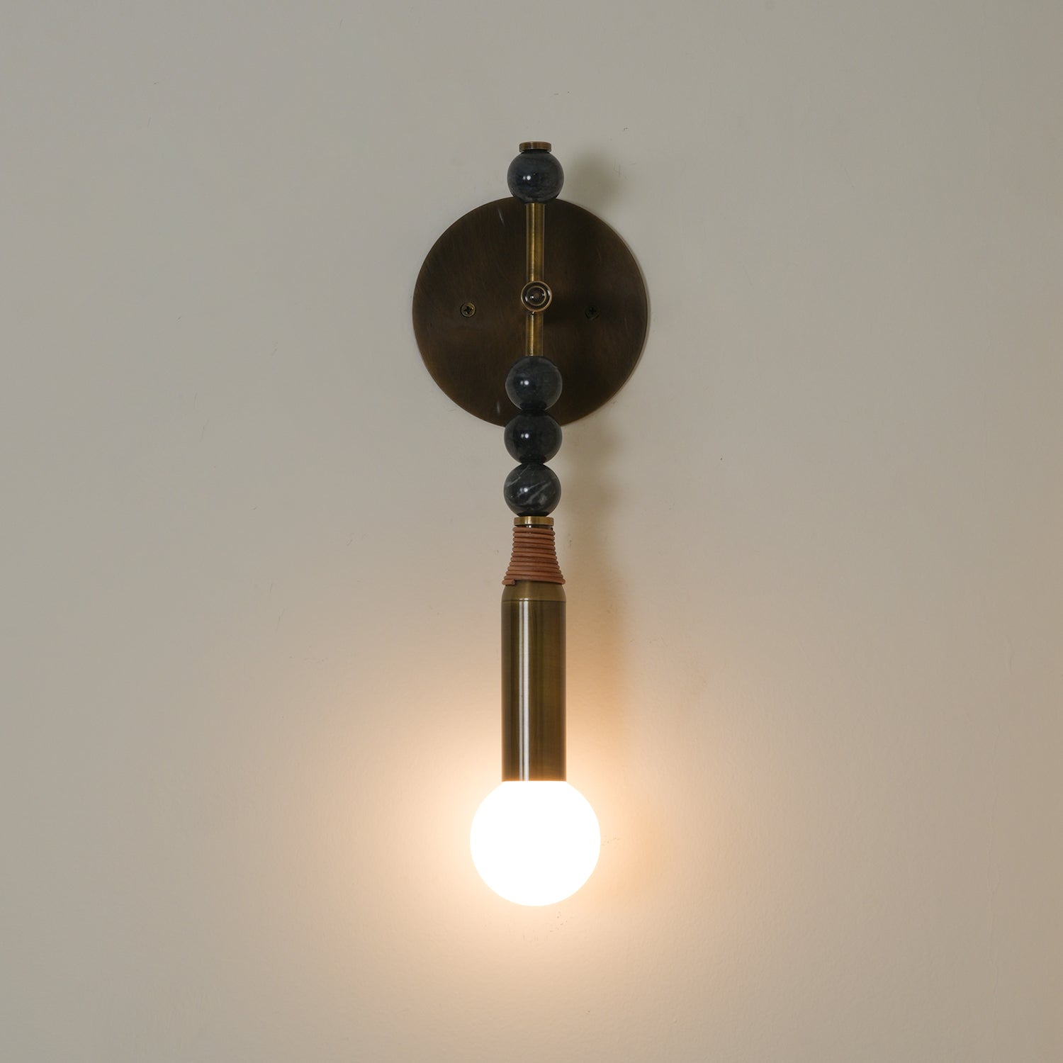 Icarira Modern Minimalist Marble Wall Lamp - Lamp Copper