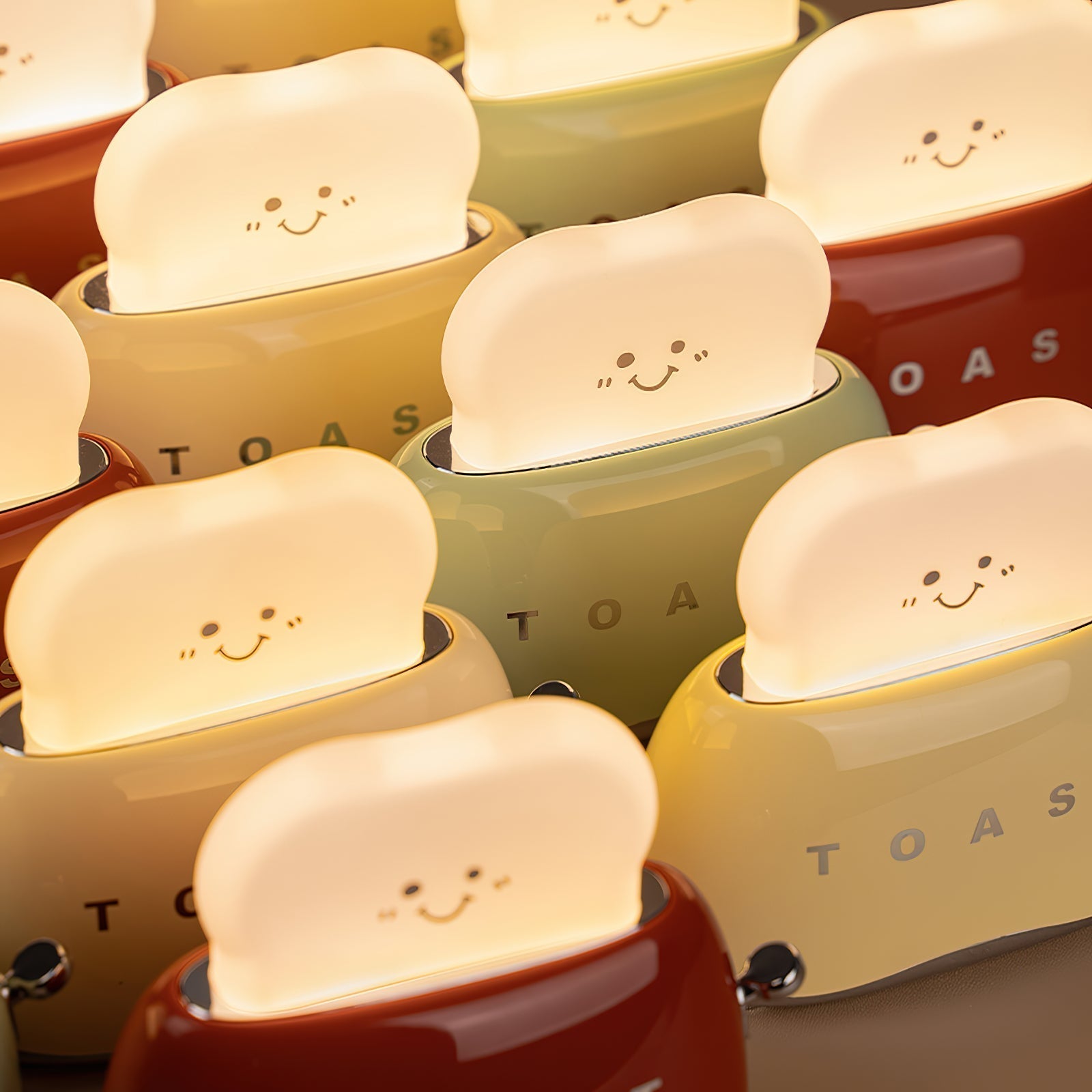 Toaster Table Lamp (built-in battery) - Lamp Copper