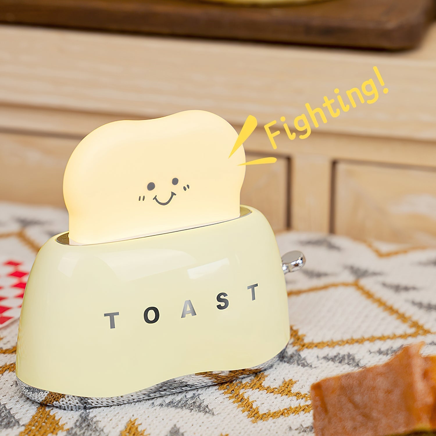 Toaster Table Lamp (built-in battery) - Lamp Copper