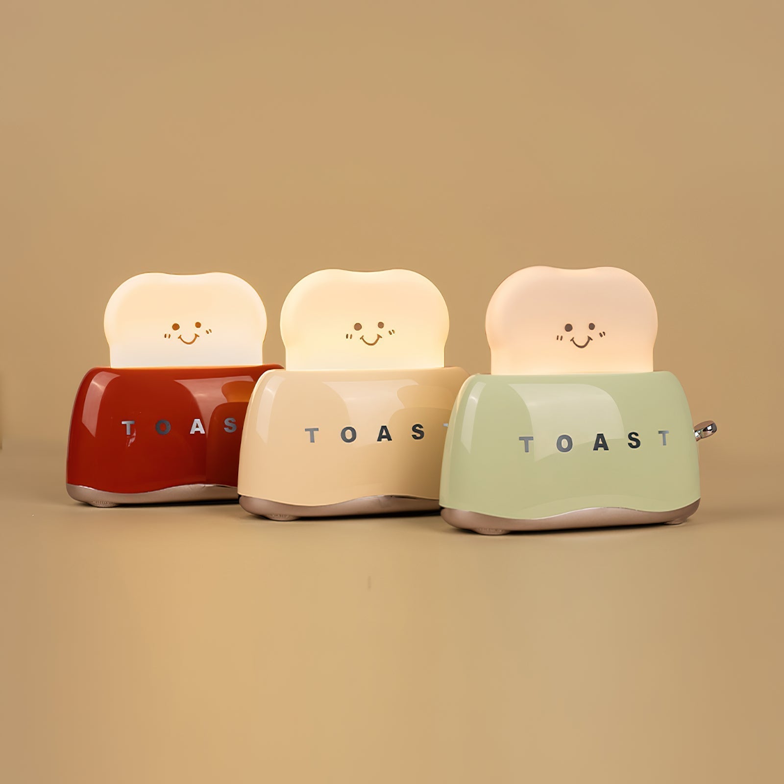 Toaster Table Lamp (built-in battery) - Lamp Copper