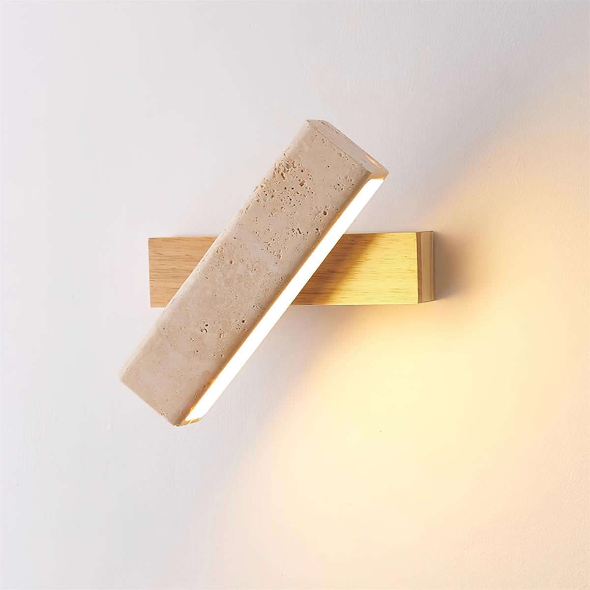 Orbit Travertine Rotating Wall Lamp - Letslighting