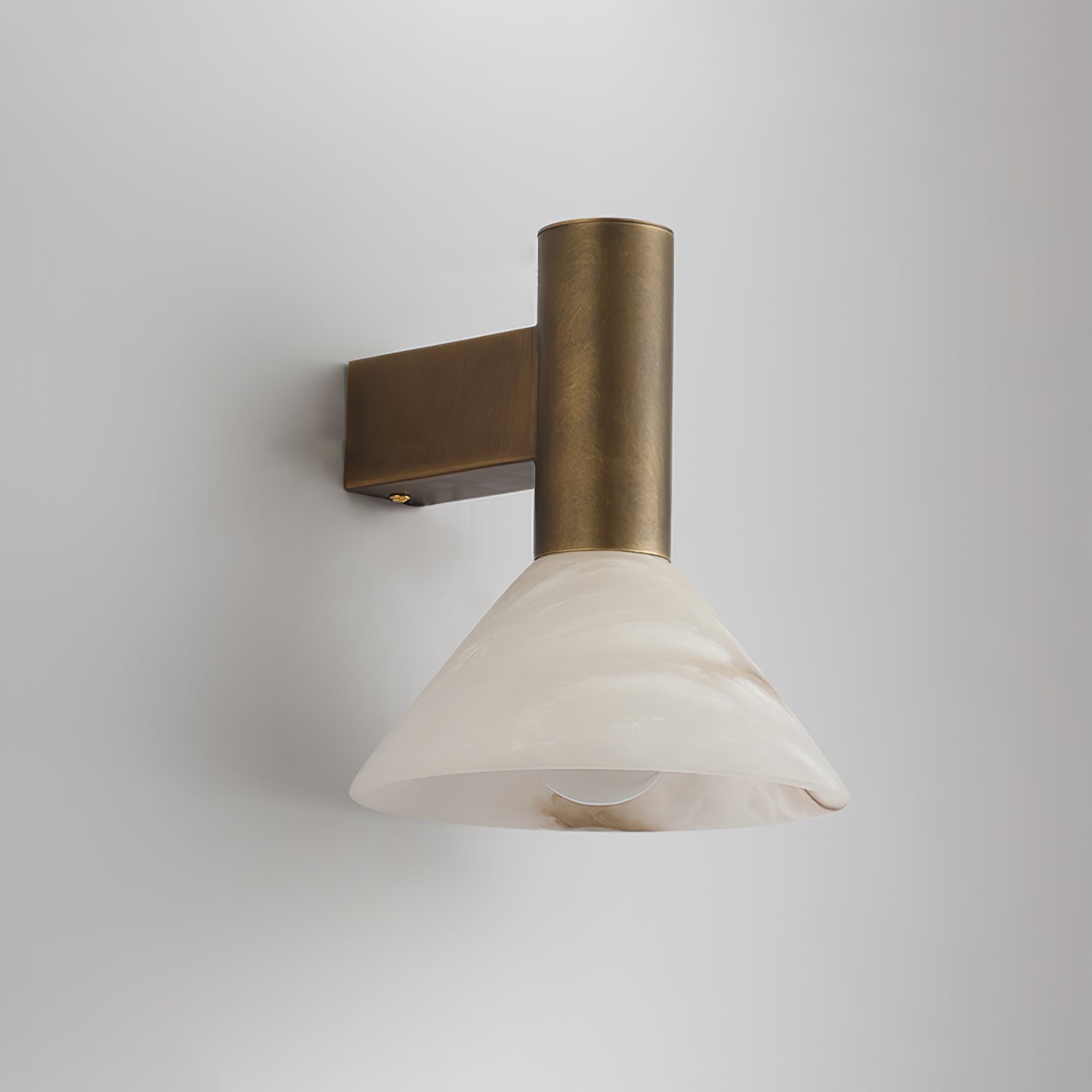 Eurnoria Cone Alabaster Wall Light - Neutralighting