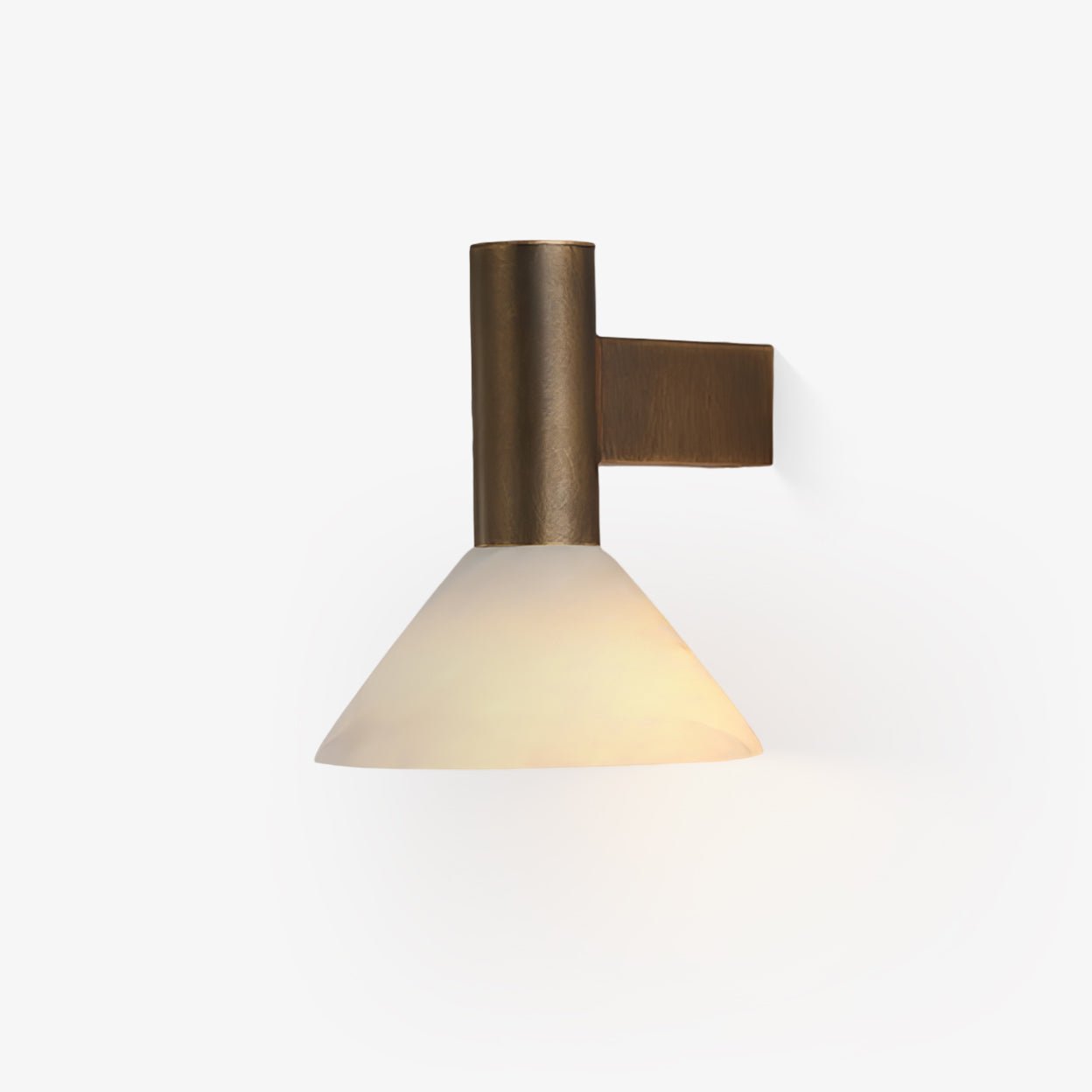 Eurnoria Cone Alabaster Wall Light - Neutralighting