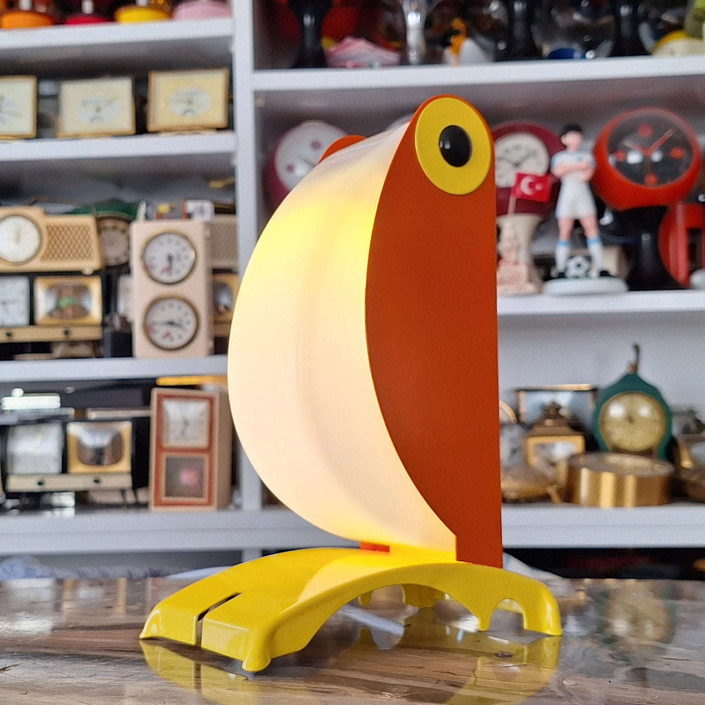 Toucan Table Lamp (Built-in Battery) - Lamp Copper