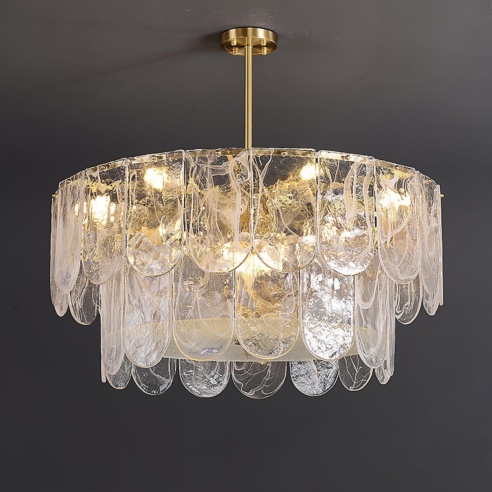 Traditional Classic Glass Chandelier - Blowlighting