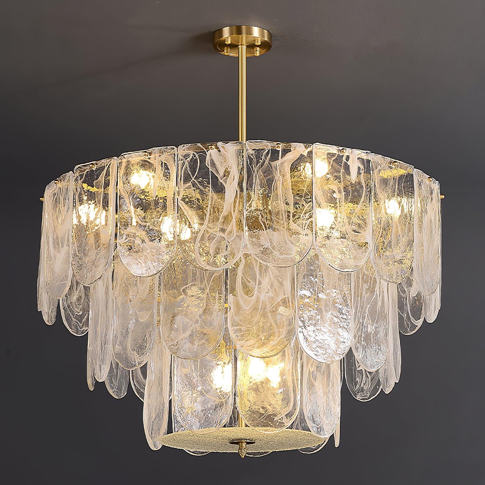Traditional Classic Glass Chandelier - Blowlighting