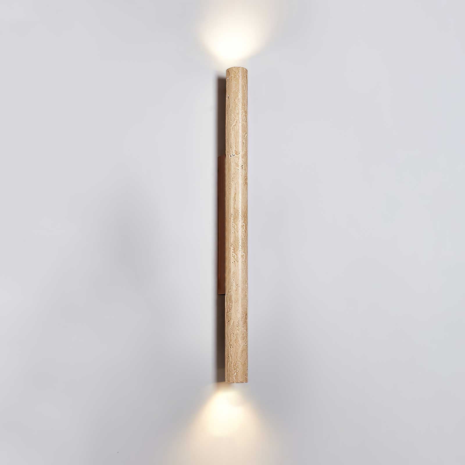 Cathais Minimalist Travertine Wall Light - Neutralighting