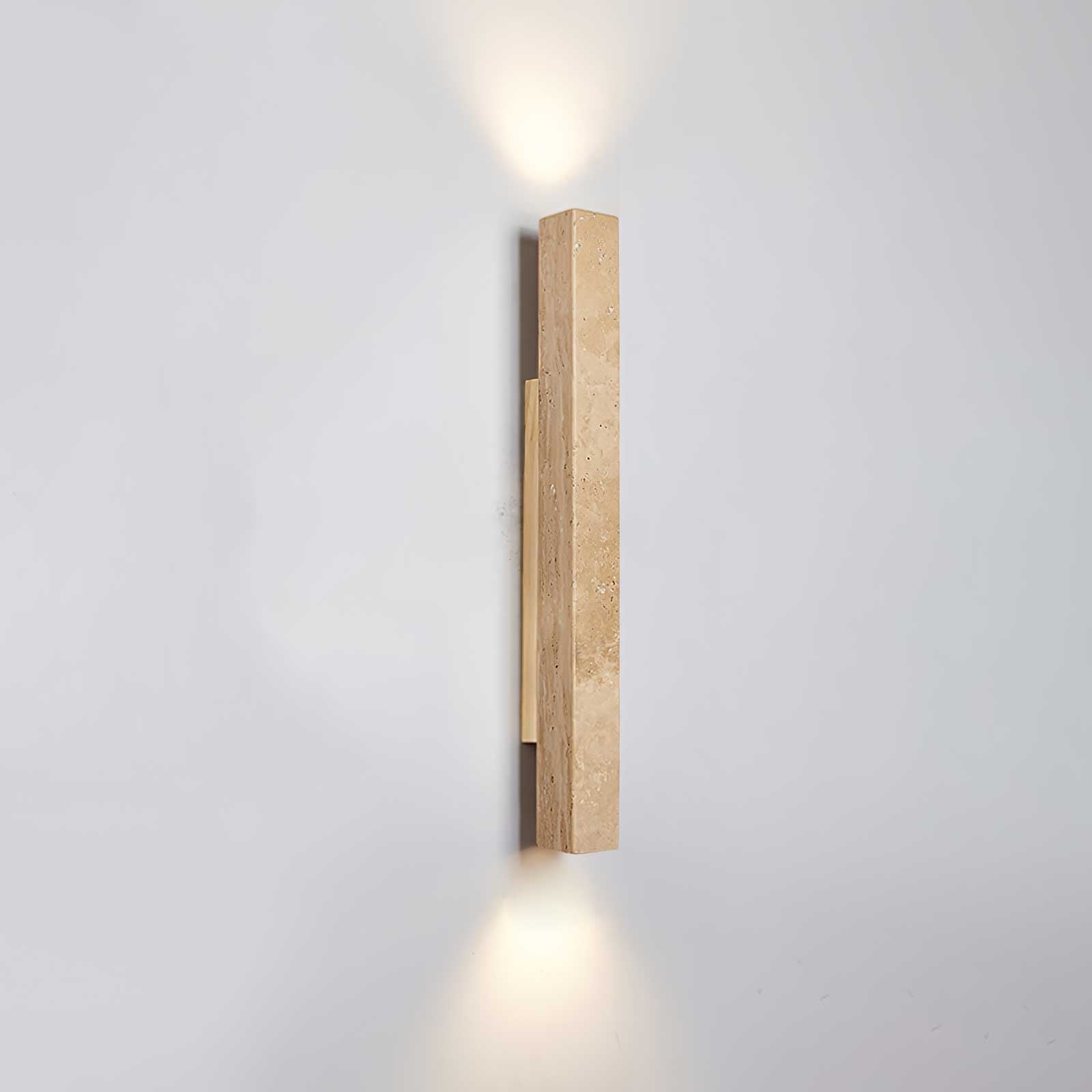 Cathais Minimalist Travertine Wall Light - Neutralighting