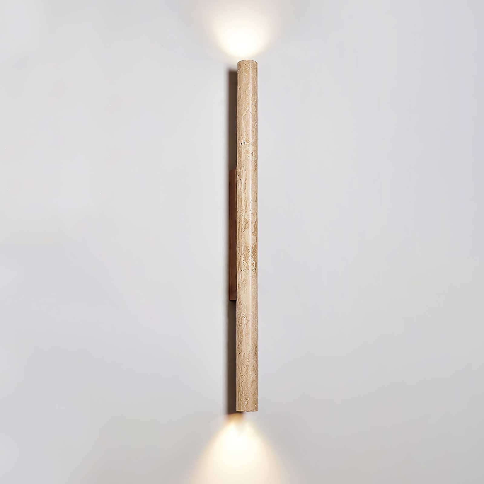Cathais Minimalist Travertine Wall Light - Neutralighting