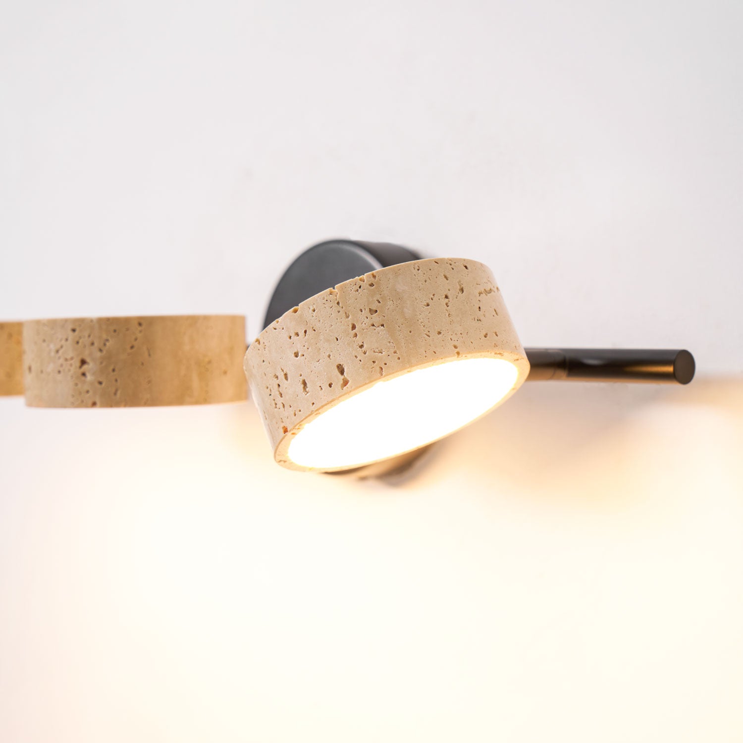 Ceshair Wall Light Multi Head Travertine Vanity Light - Neutralighting