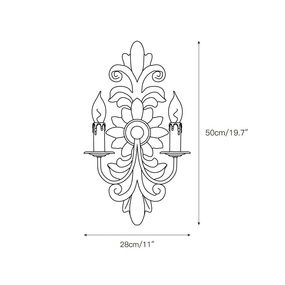 Vadora Postmodern Luxury Metal Sconce Wall Lamp - Lamp Copper