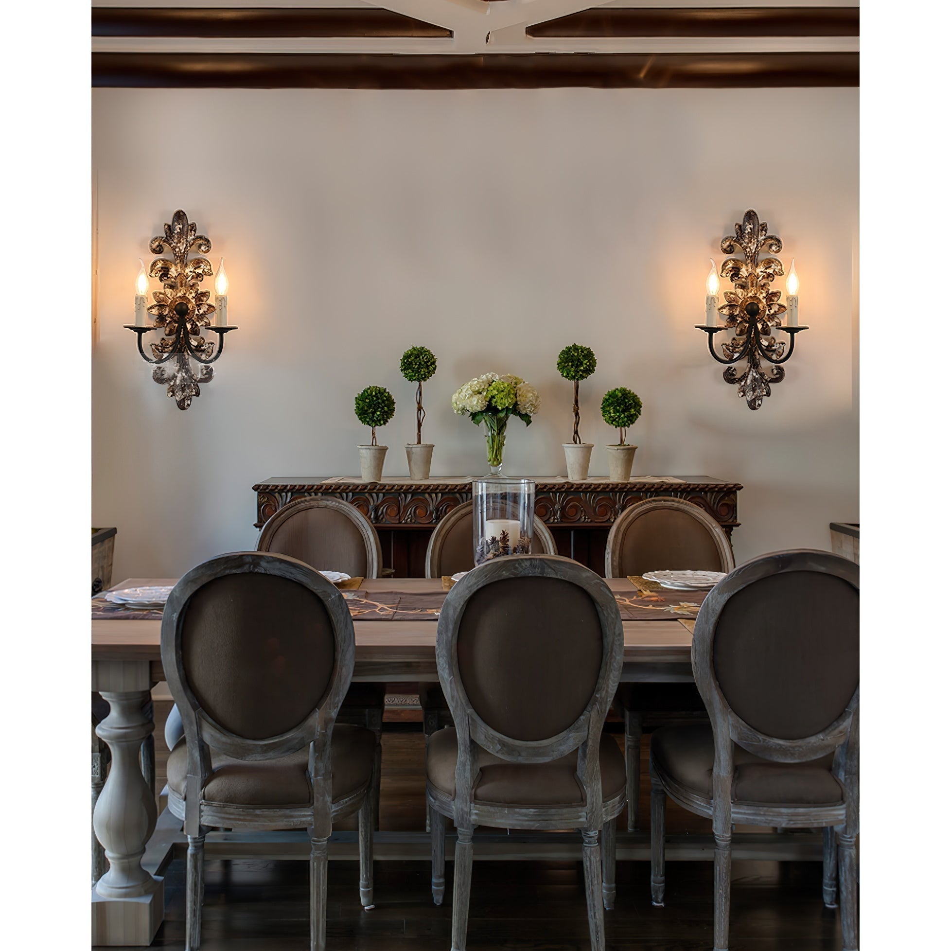 Vadora Postmodern Luxury Metal Sconce Wall Lamp - Lamp Copper