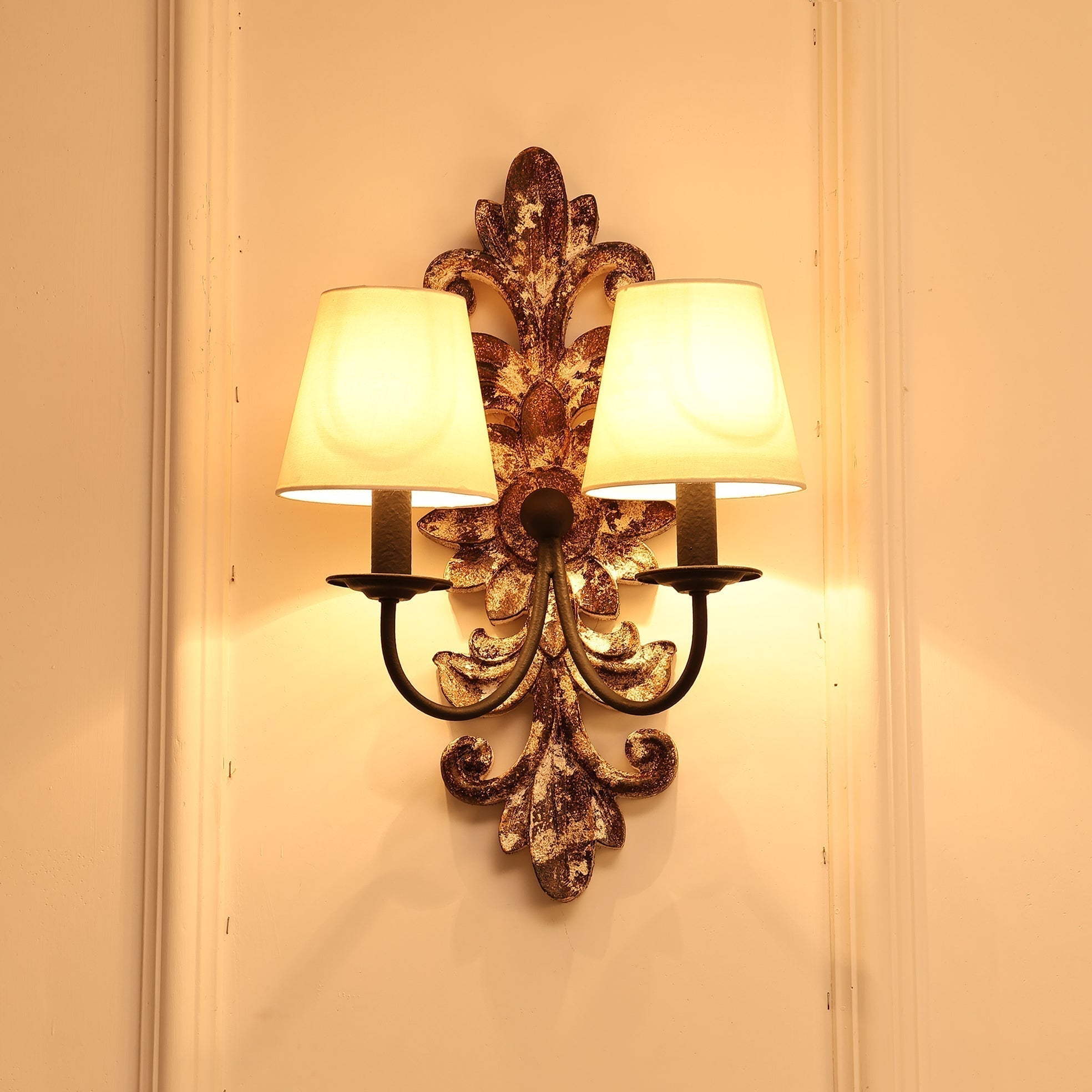 Vadora Postmodern Luxury Metal Sconce Wall Lamp - Lamp Copper
