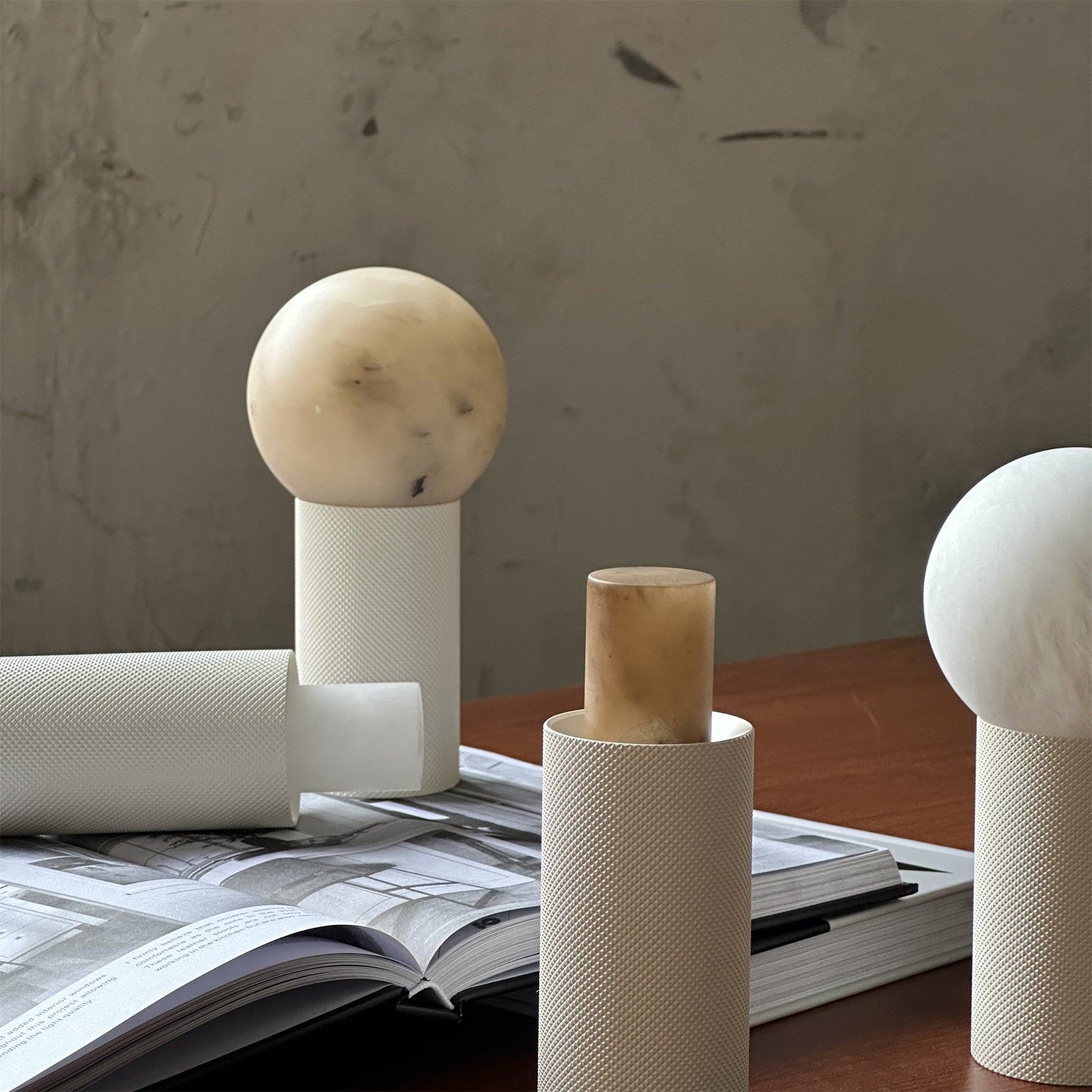 Tribeca USB Table Lamp (Built-in Battery) - Lamp Copper