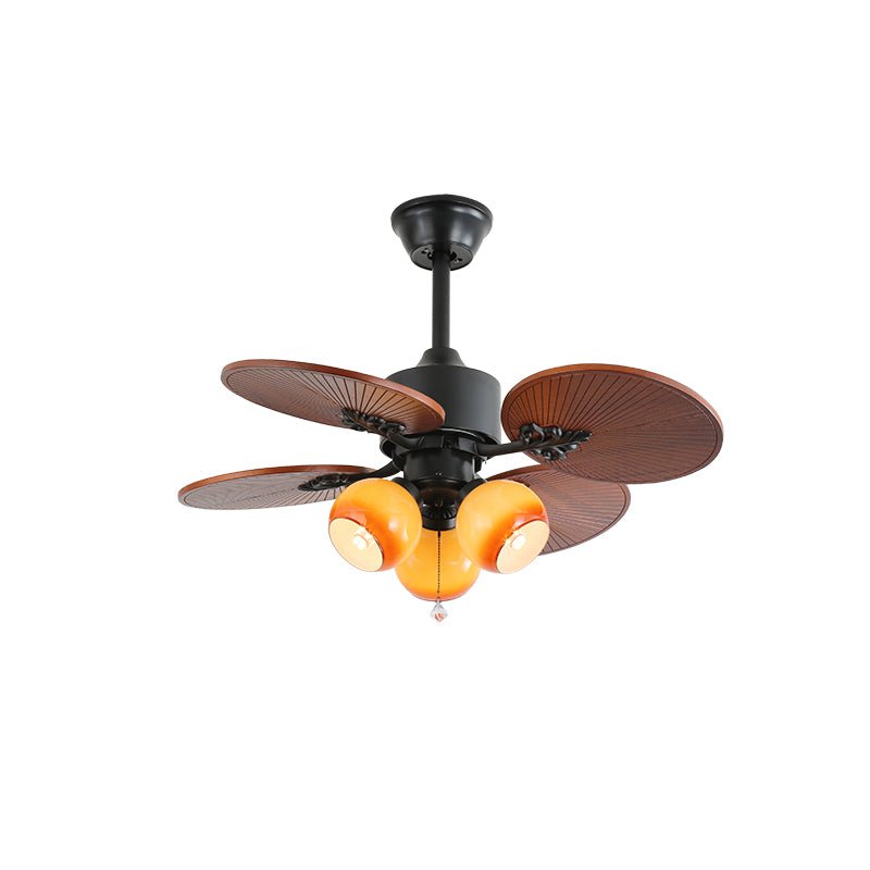 Ventilatore da Soffitto Solara Tropicale con Luce in Vetro