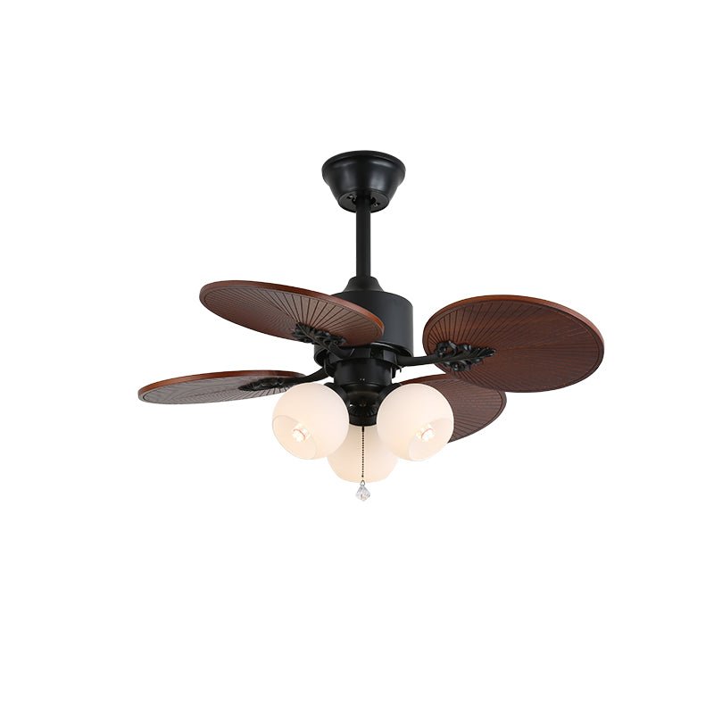 Ventilatore da Soffitto Solara Tropicale con Luce in Vetro