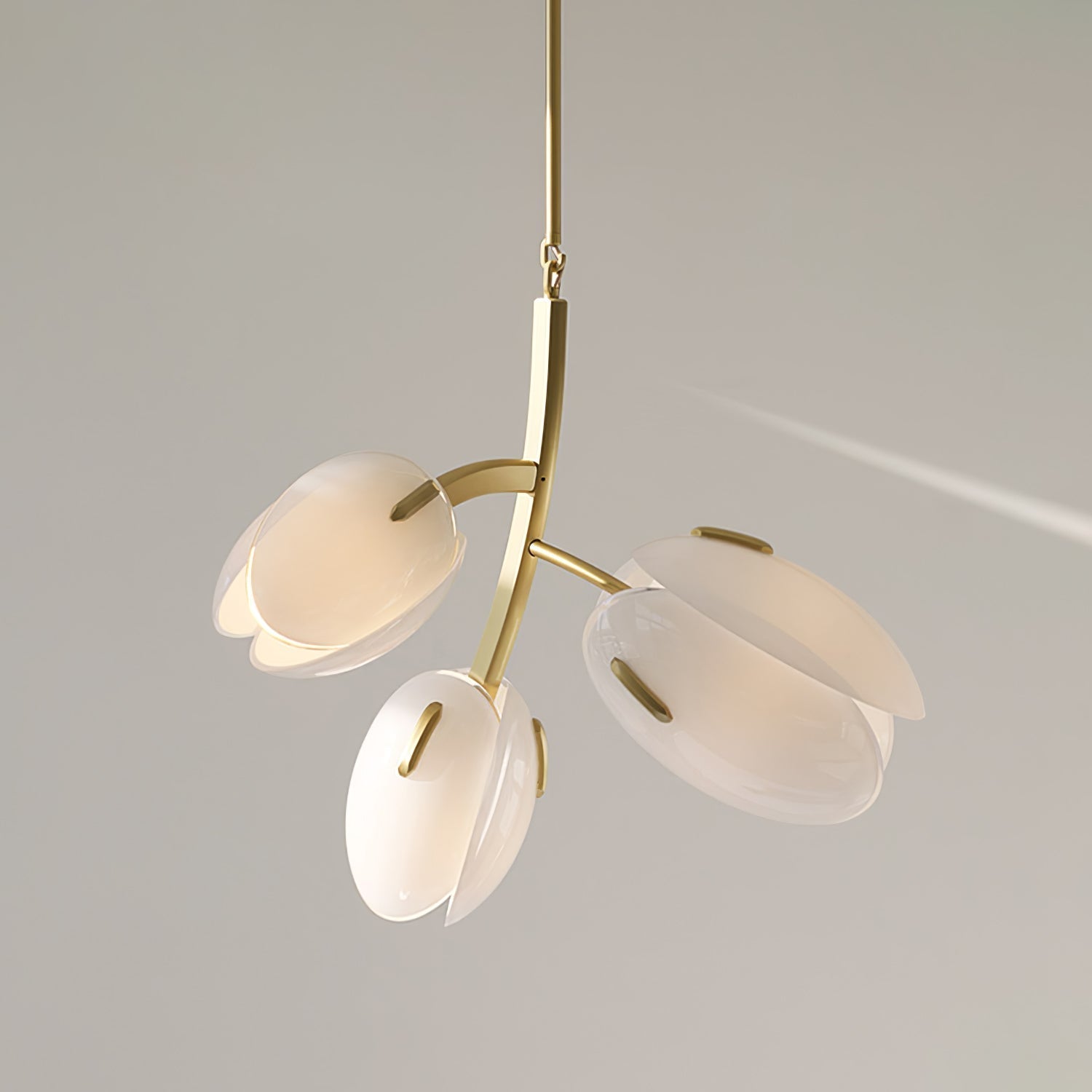 Blossom Contemporary Glass Chandelier - Blowlighting