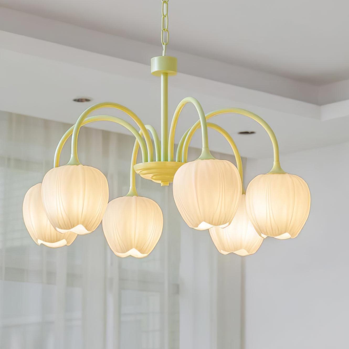 Aria Lampadari a Forma di Tulipano Fresco